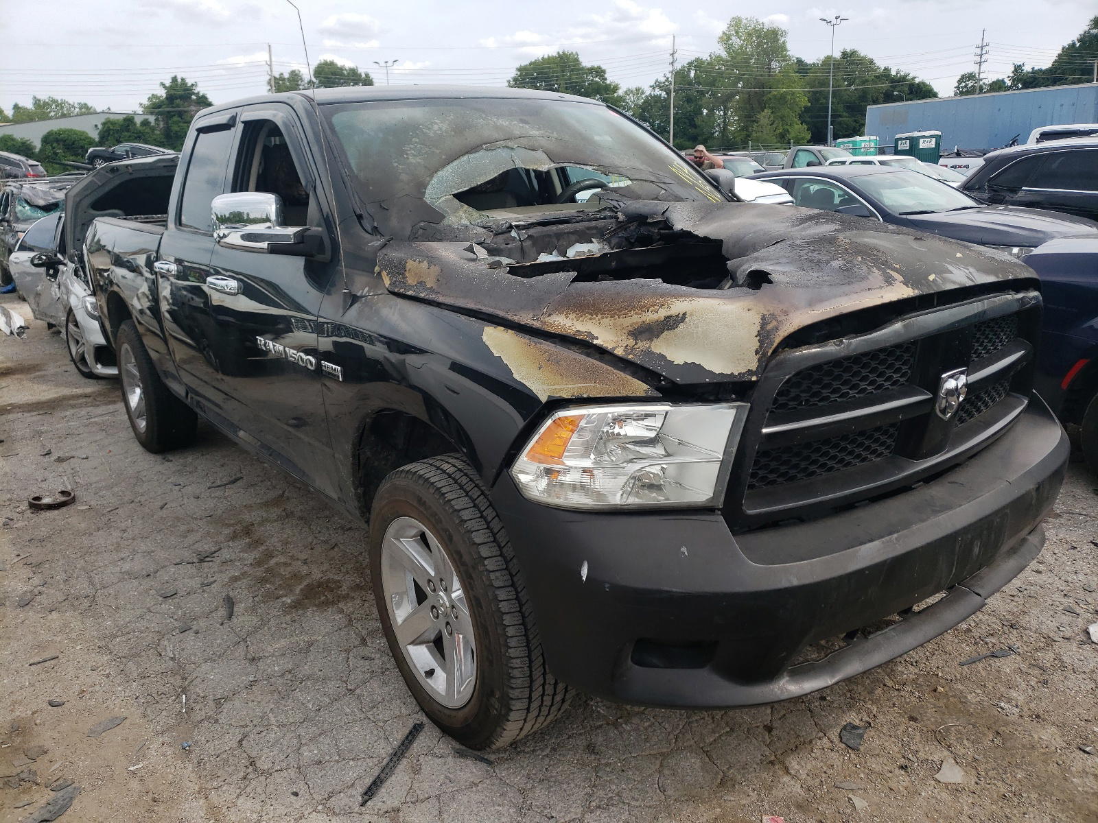 DODGE RAM 1500 S 2012 with VIN 1C6RD7FT9CS326126 - Photo from auction