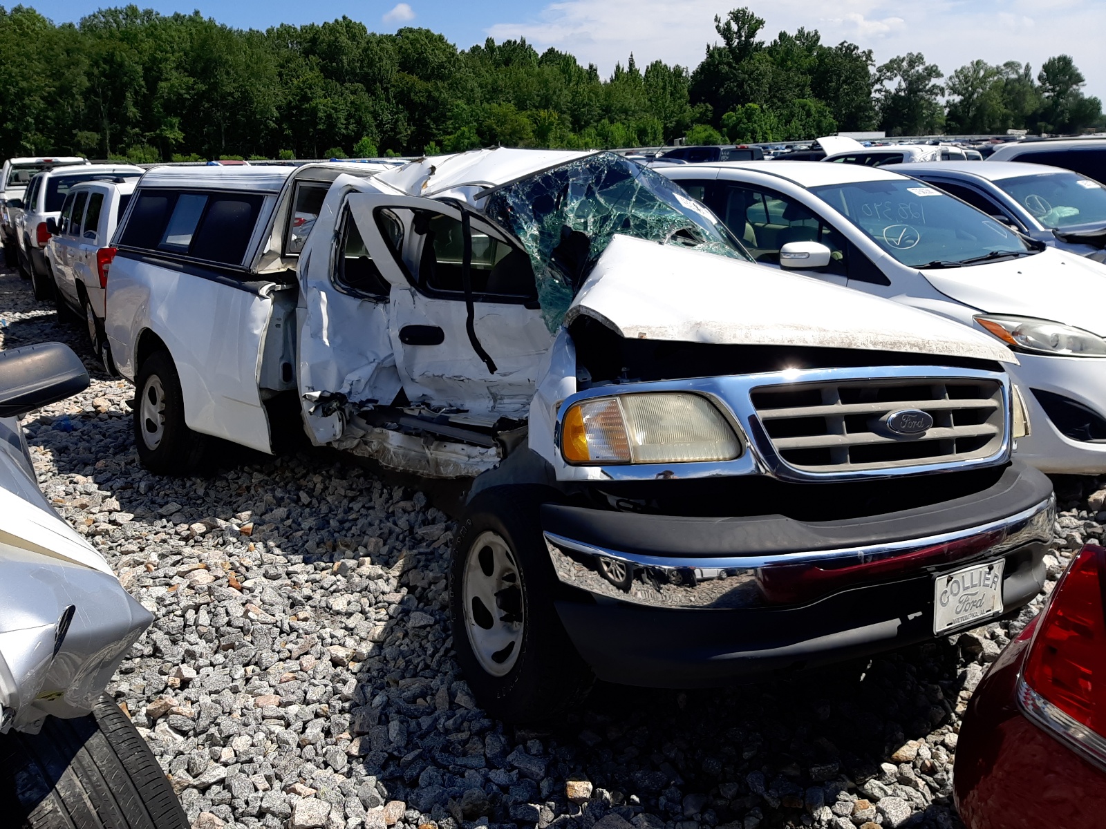 Photo 1 from auction – 2001 FORD F150 with VIN 1FTZX172X1NA10328