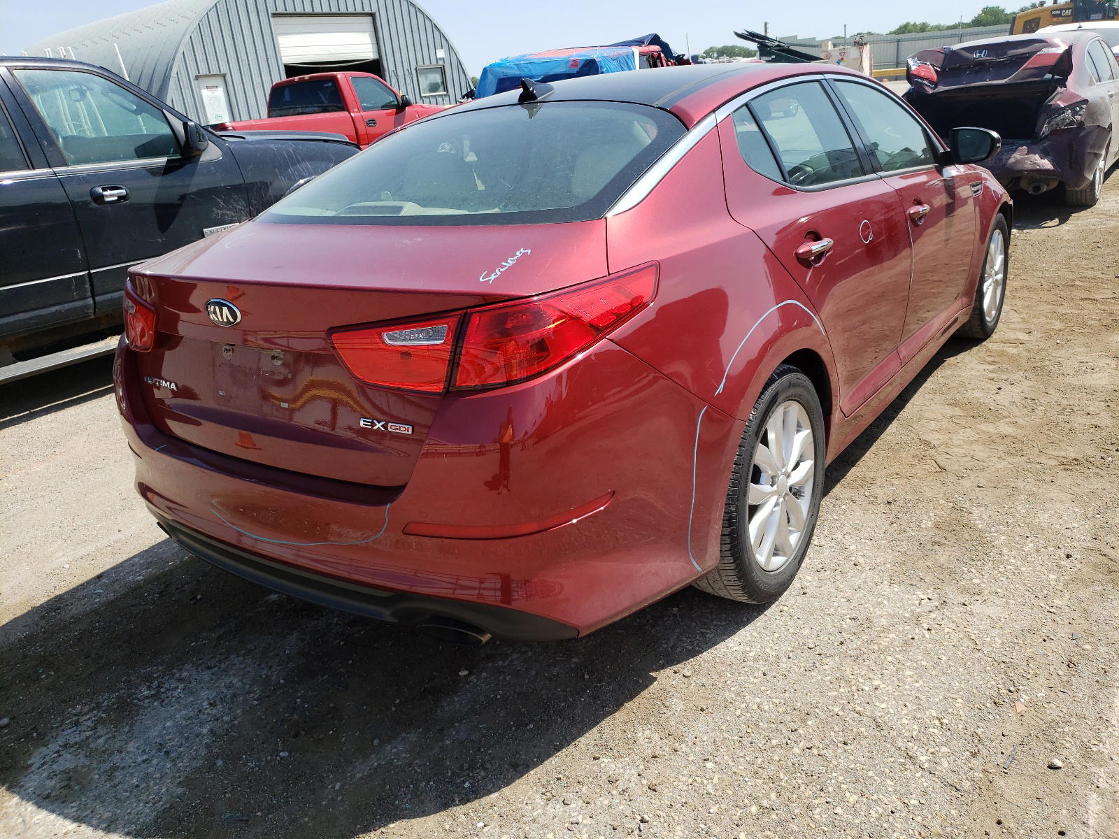 Photo 4 from auction – 2014 KIA OPTIMA EX with VIN 5XXGN4A71EG272713
