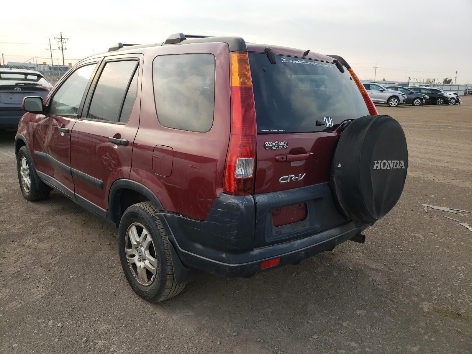 Photo 3 from auction – 2003 HONDA CRV with VIN JHLRD78833C012311