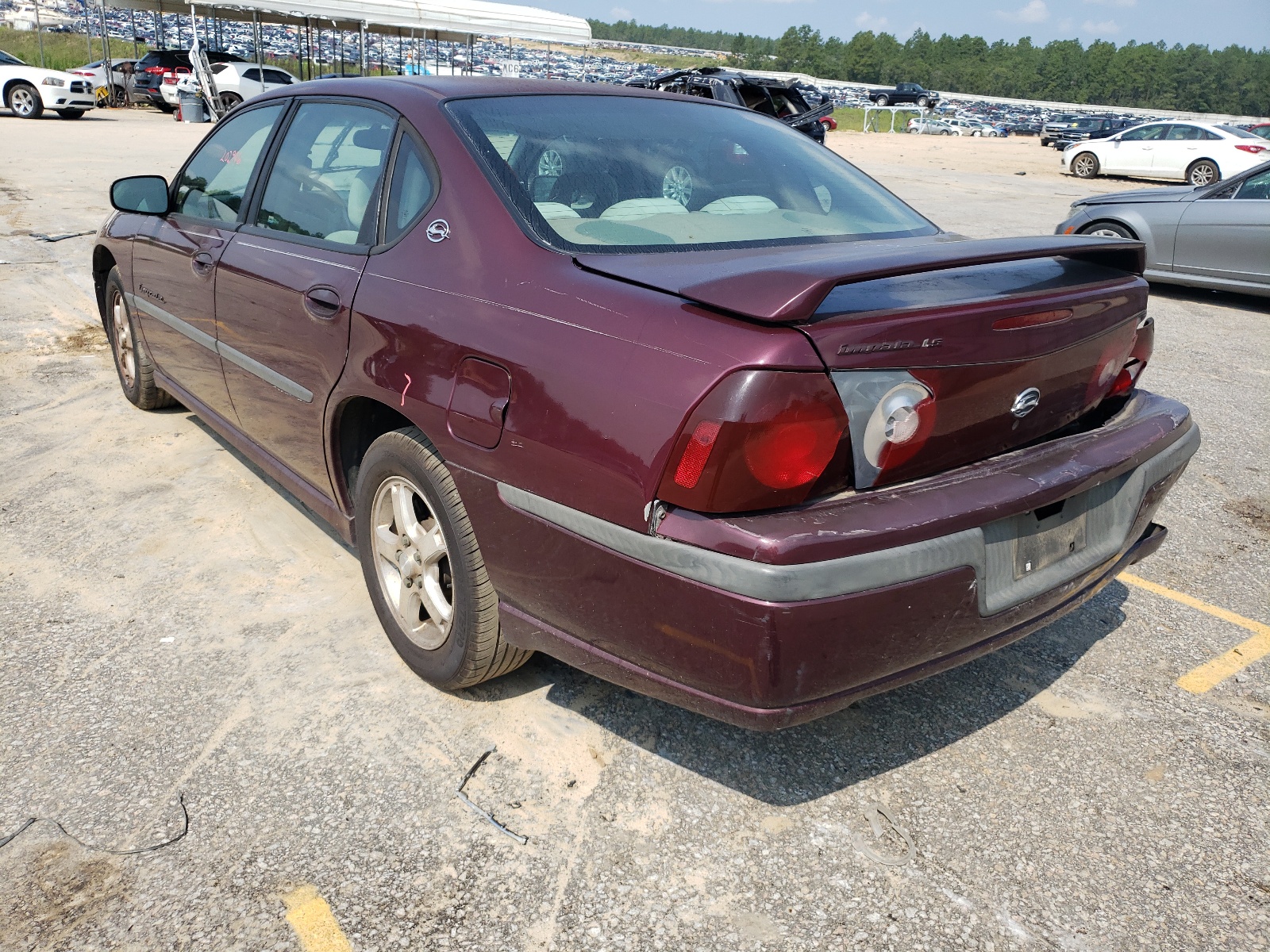 Photo 3 from auction – 2003 CHEVROLET IMPALA LS with VIN 2G1WH52K339332533