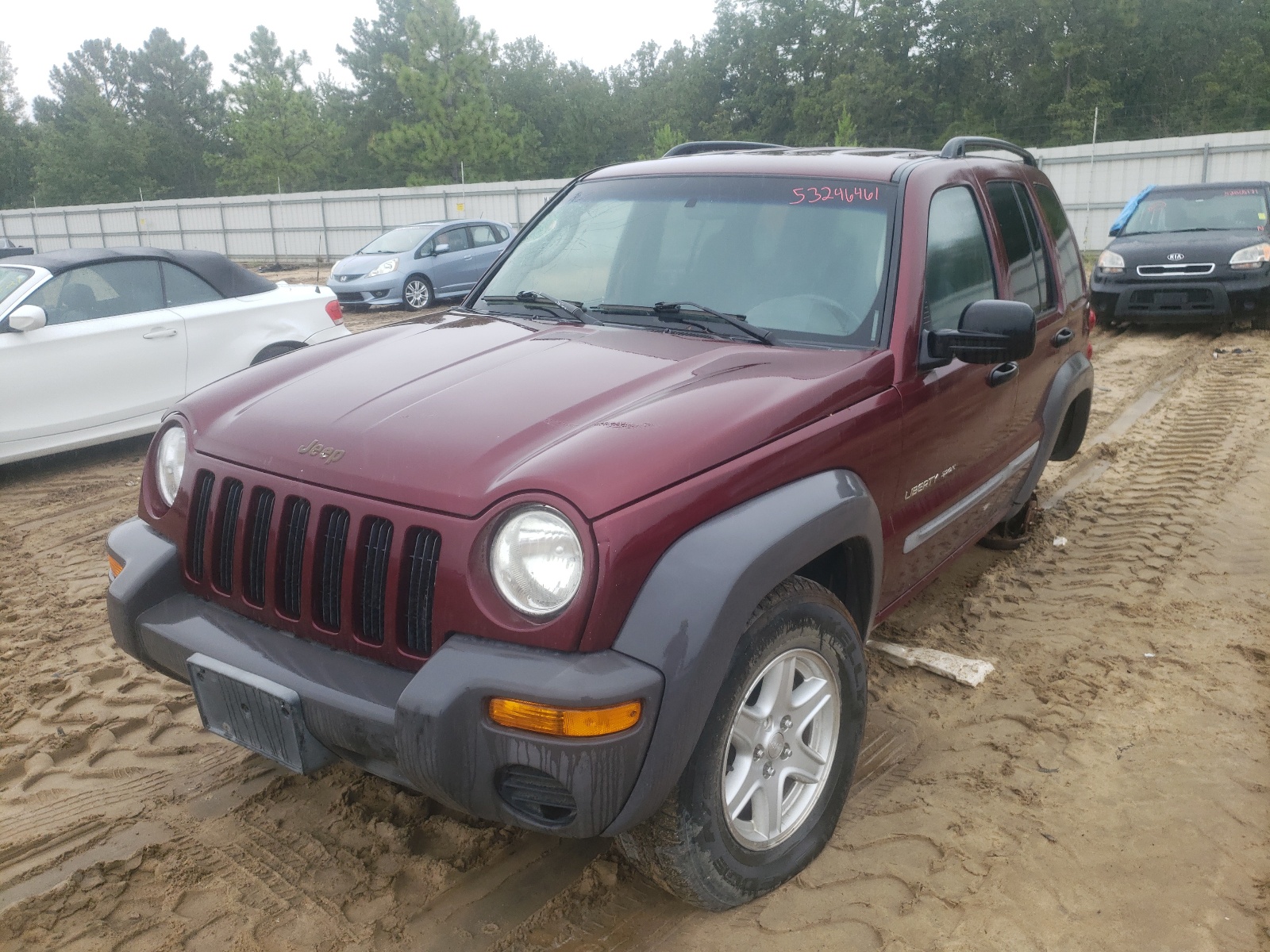 Photo 2 from auction – 2002 JEEP LIBERTY SP with VIN 1J4GL48K42W257210