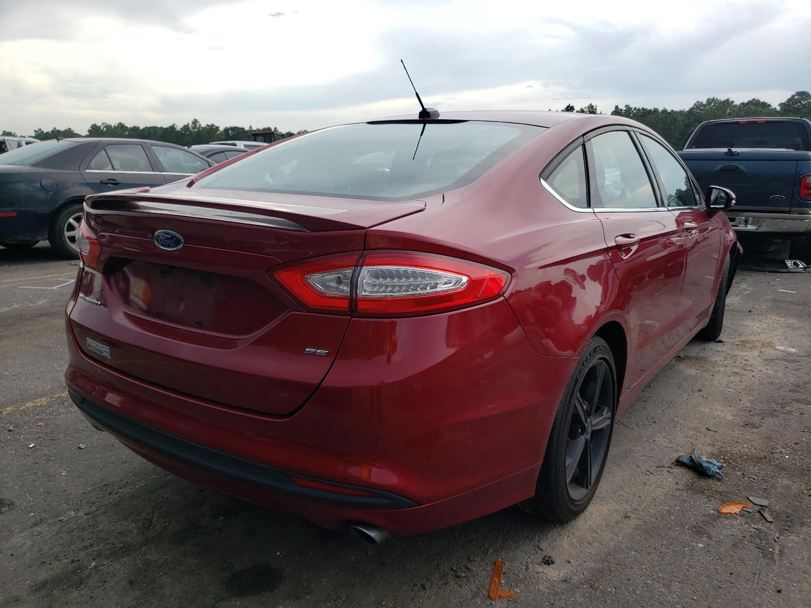 Photo 4 from auction – 2016 FORD FUSION SE with VIN 3FA6P0H79GR312499
