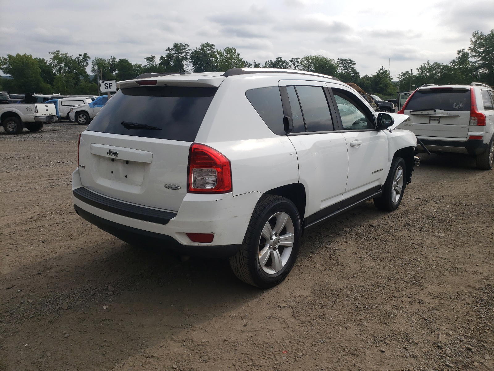 Photo 4 from auction – 2013 JEEP COMPASS LA with VIN 1C4NJDEB8DD253442