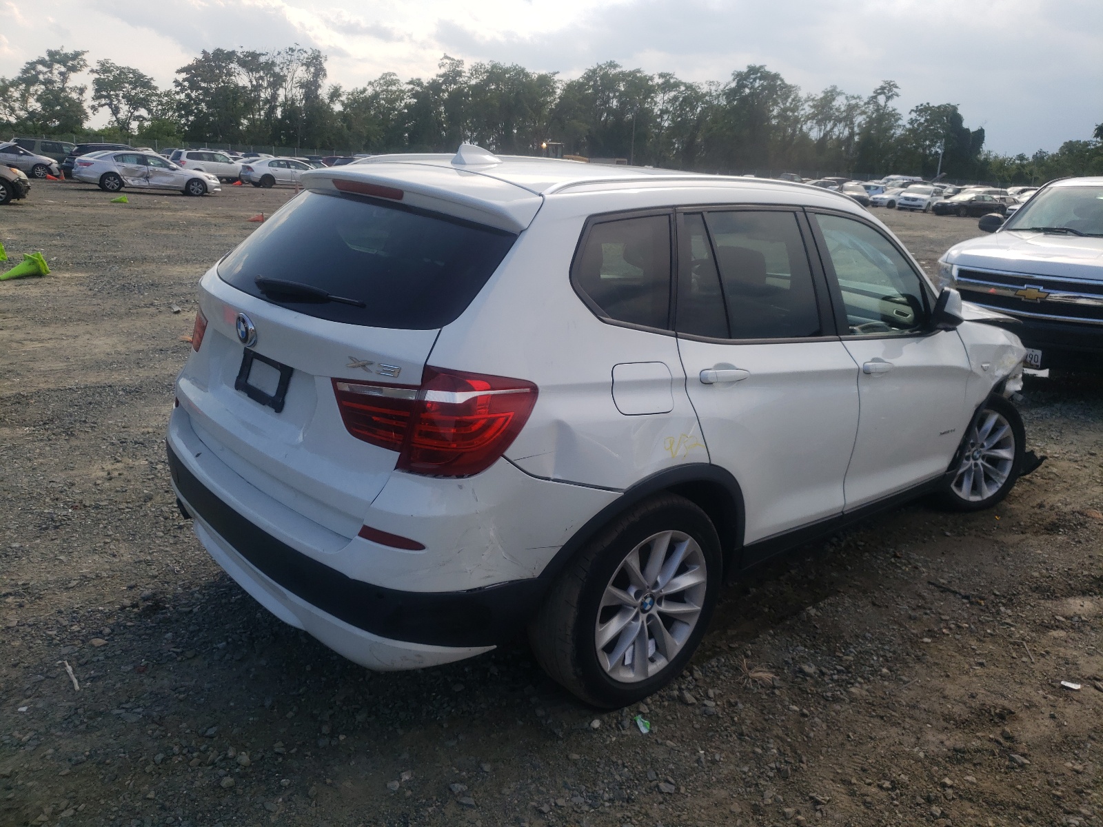 Photo 4 from auction – 2014 BMW X3 XDRIVE2 with VIN 5UXWX9C59E0D30231