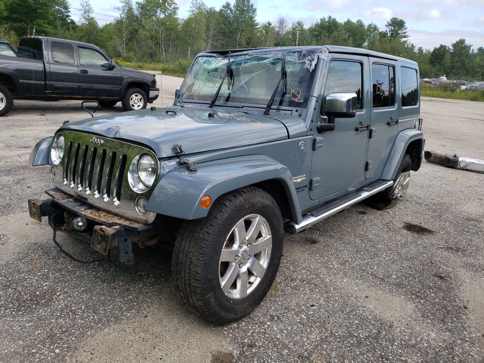 Photo 2 from auction – 2015 JEEP WRANGLER U with VIN 1C4HJWEG0FL556101