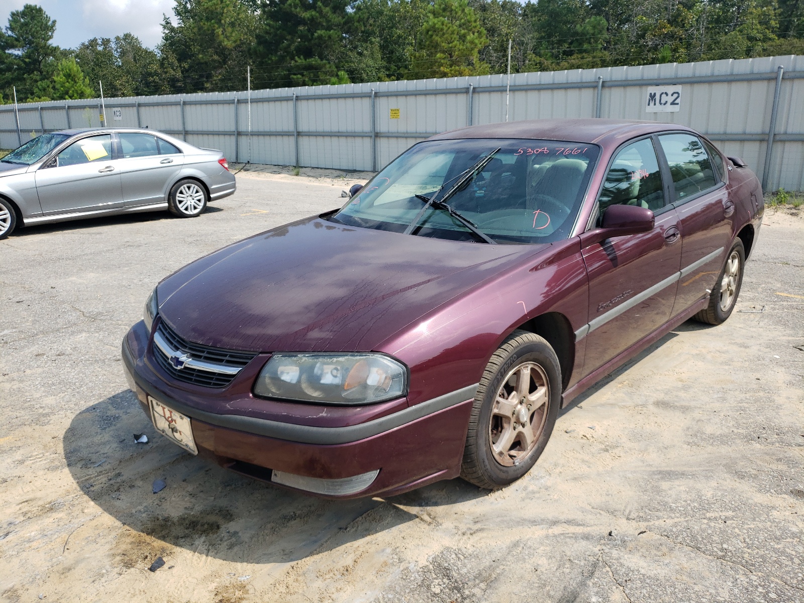 Photo 2 from auction – 2003 CHEVROLET IMPALA LS with VIN 2G1WH52K339332533