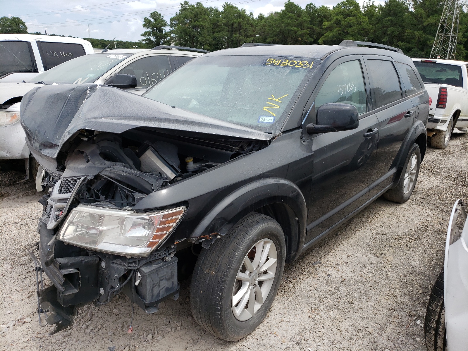 Photo 2 from auction – 2013 DODGE JOURNEY SX with VIN 3C4PDCBB8DT521740