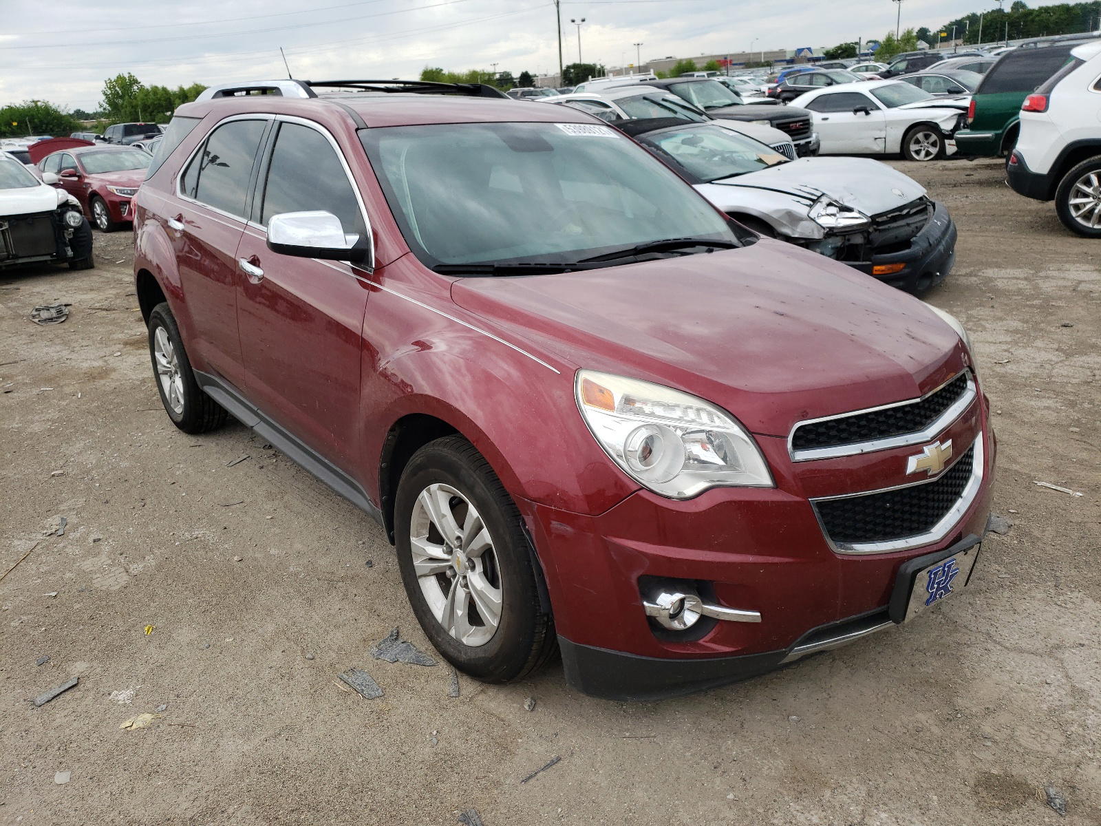 CHEVROLET EQUINOX LT 2012 with VIN 2GNALFEK8C6239338 - Photo from auction