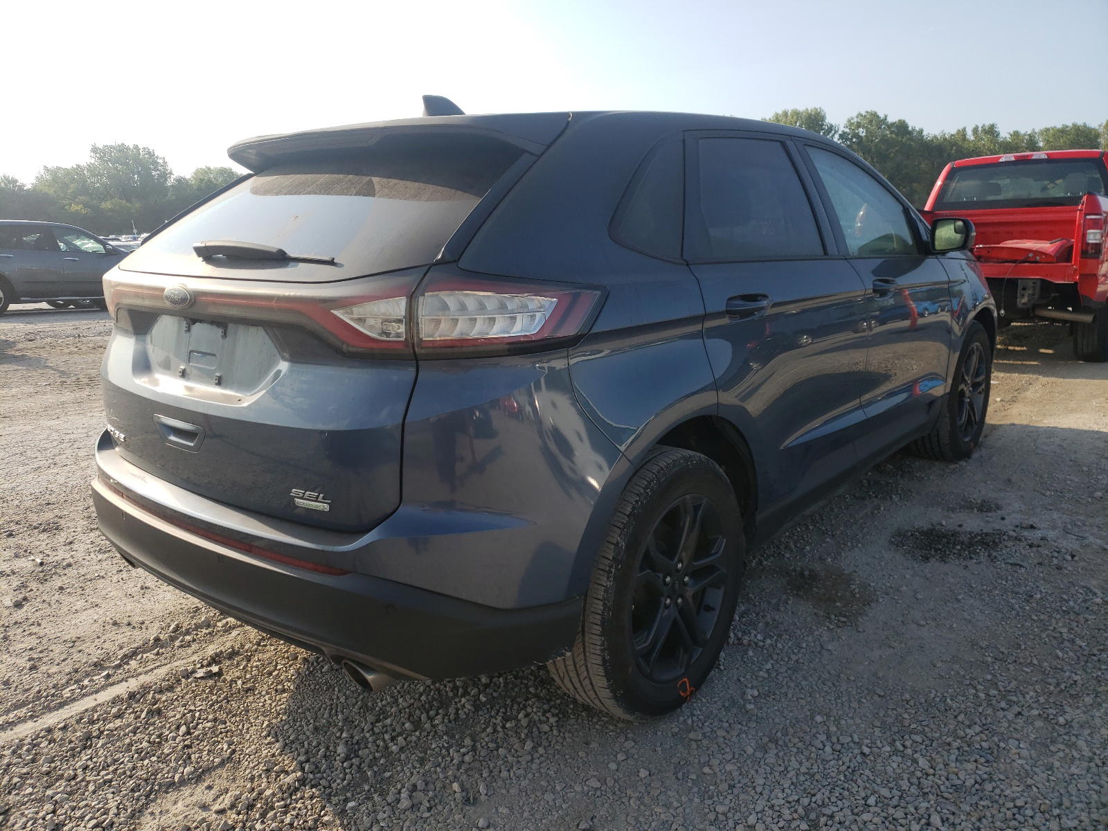 Photo 4 from auction – 2018 FORD EDGE SEL with VIN 2FMPK3J9XJBC31829