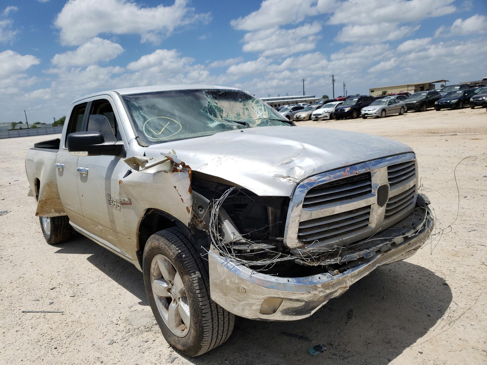 RAM 1500 SLT 2015 with VIN 1C6RR6GT1FS547461 - Photo from auction