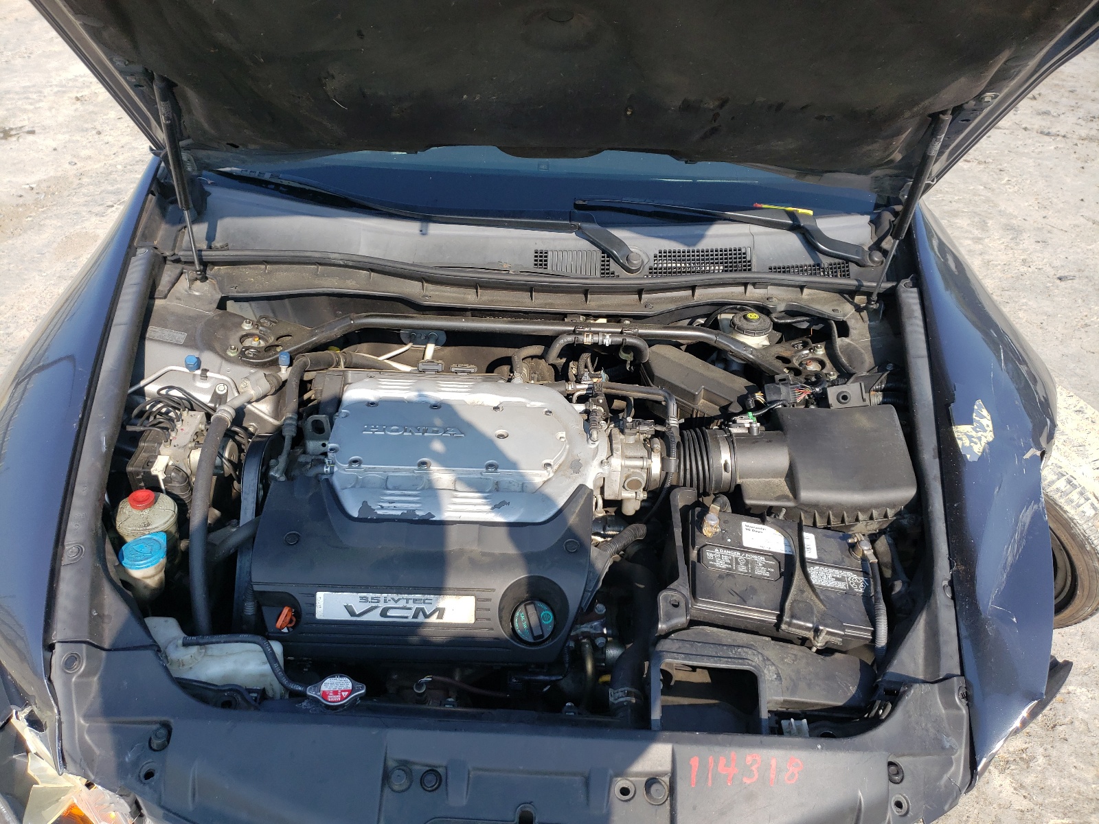 Photo 7 from auction – 2008 HONDA ACCORD EXL with VIN 1HGCP368X8A008749