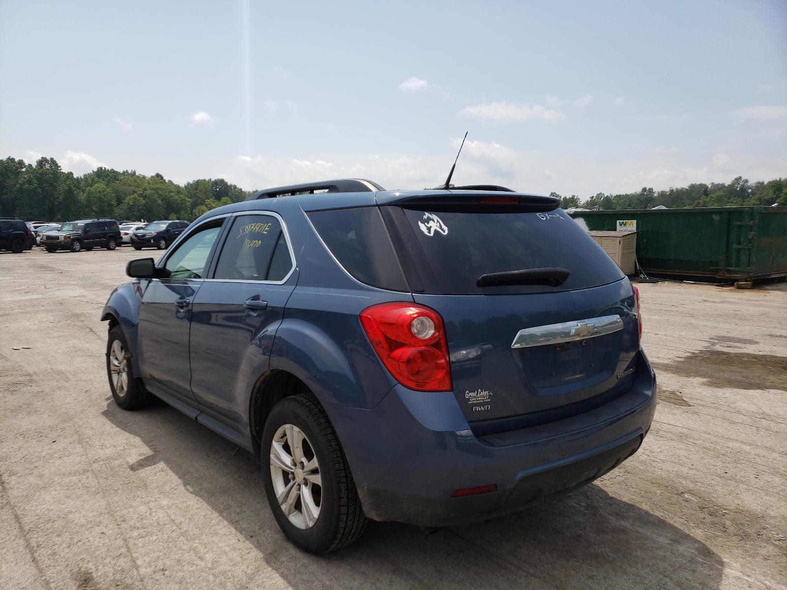Photo 3 from auction – 2011 CHEVROLET EQUINOX LT with VIN 2CNFLEEC2B6459490