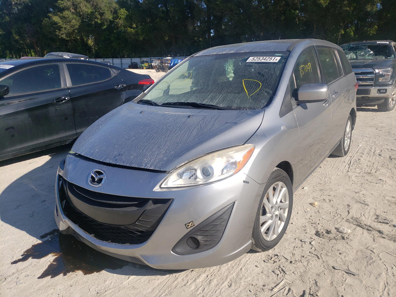 Photo 2 from auction – 2012 MAZDA 5 with VIN JM1CW2BL9C0101024