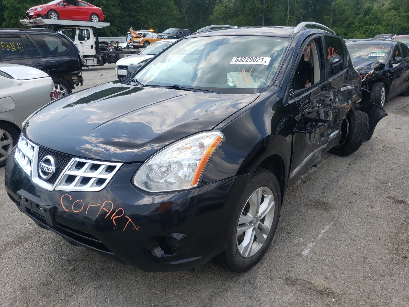 Photo 2 from auction – 2012 NISSAN ROGUE S with VIN JN8AS5MV3CW715636