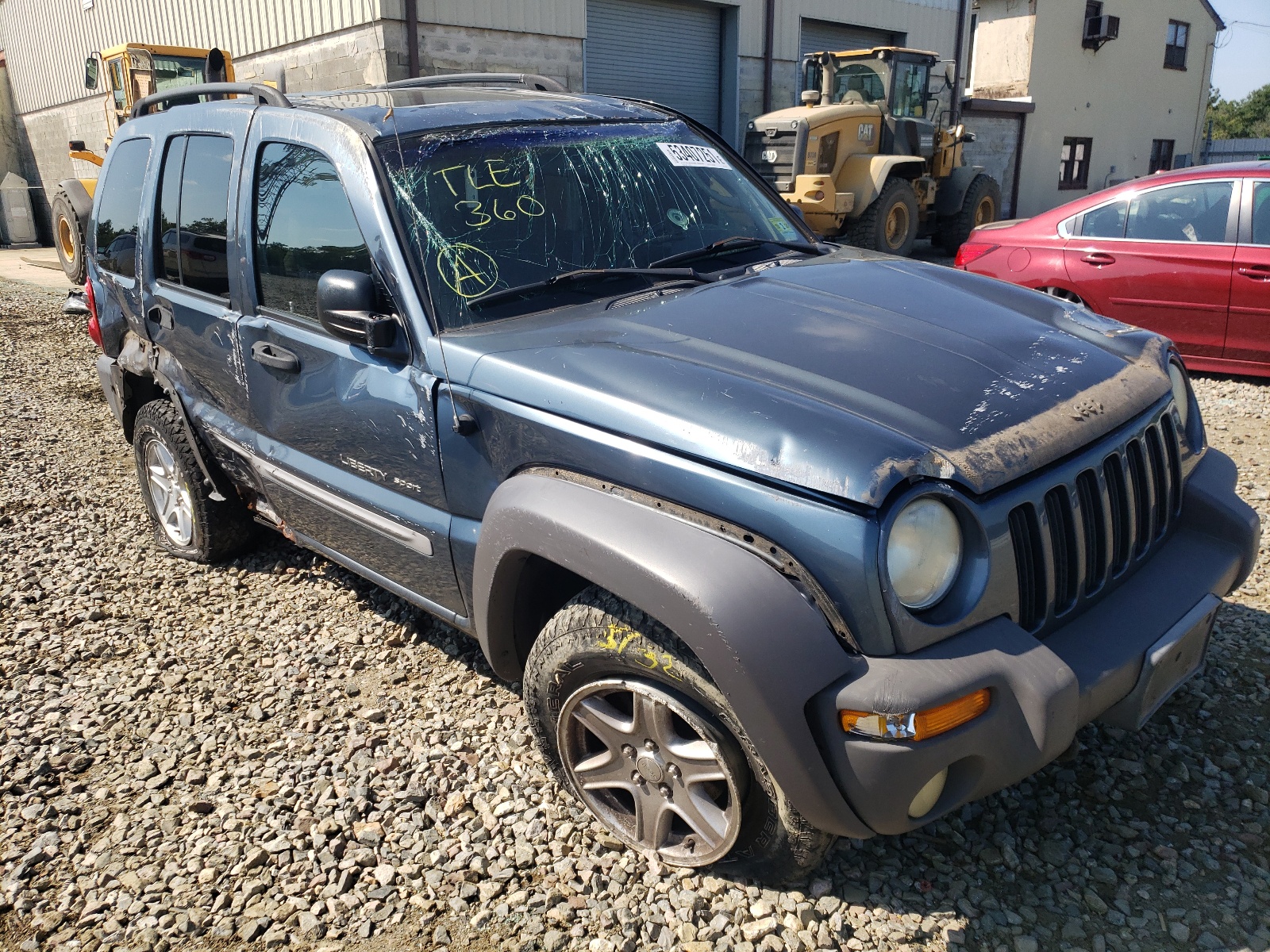 Photo 1 from auction – 2002 JEEP LIBERTY SP with VIN 1J4GL48K22W256637