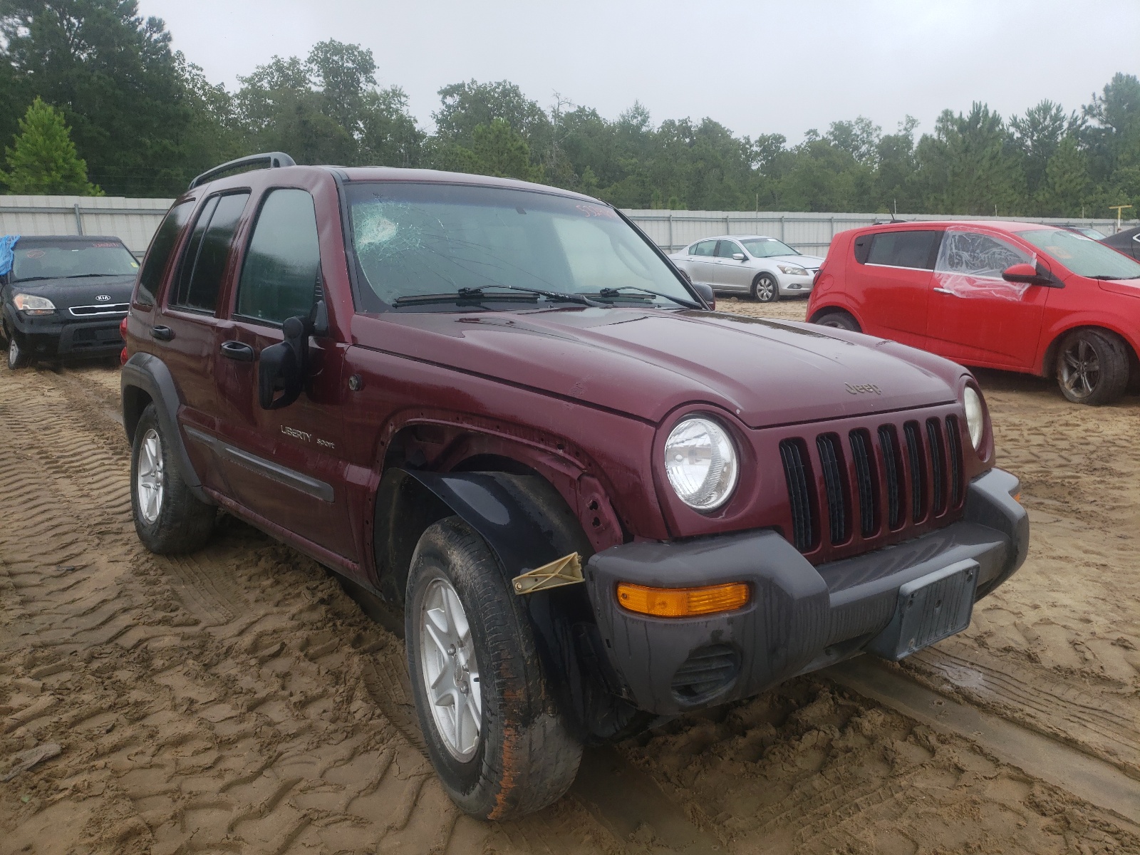 JEEP LIBERTY SP 2002 with VIN 1J4GL48K42W257210 - Photo from auction