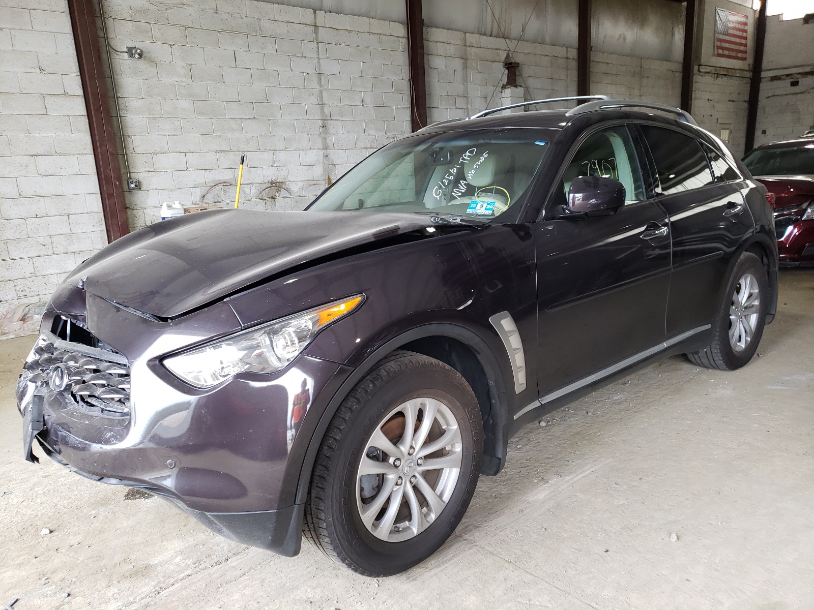 Photo 2 from auction – 2009 INFINITI FX35 with VIN JNRAS18W09M155425
