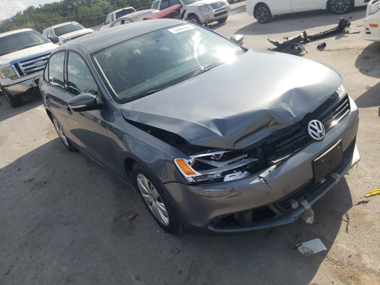 VOLKSWAGEN JETTA SE 2011 with VIN 3VWDZ7AJ2BM021453 - Photo from auction