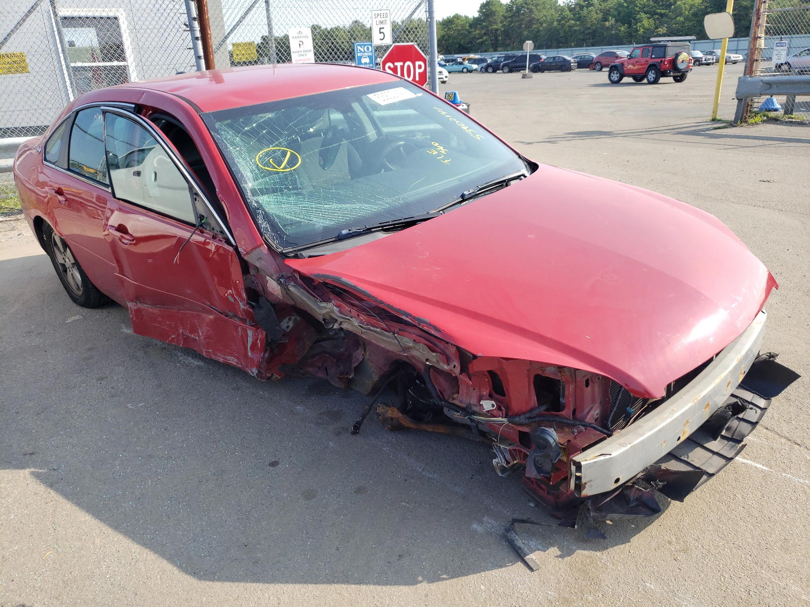 CHEVROLET IMPALA LT 2008 with VIN 2G1WT58K981290820 - Photo from auction