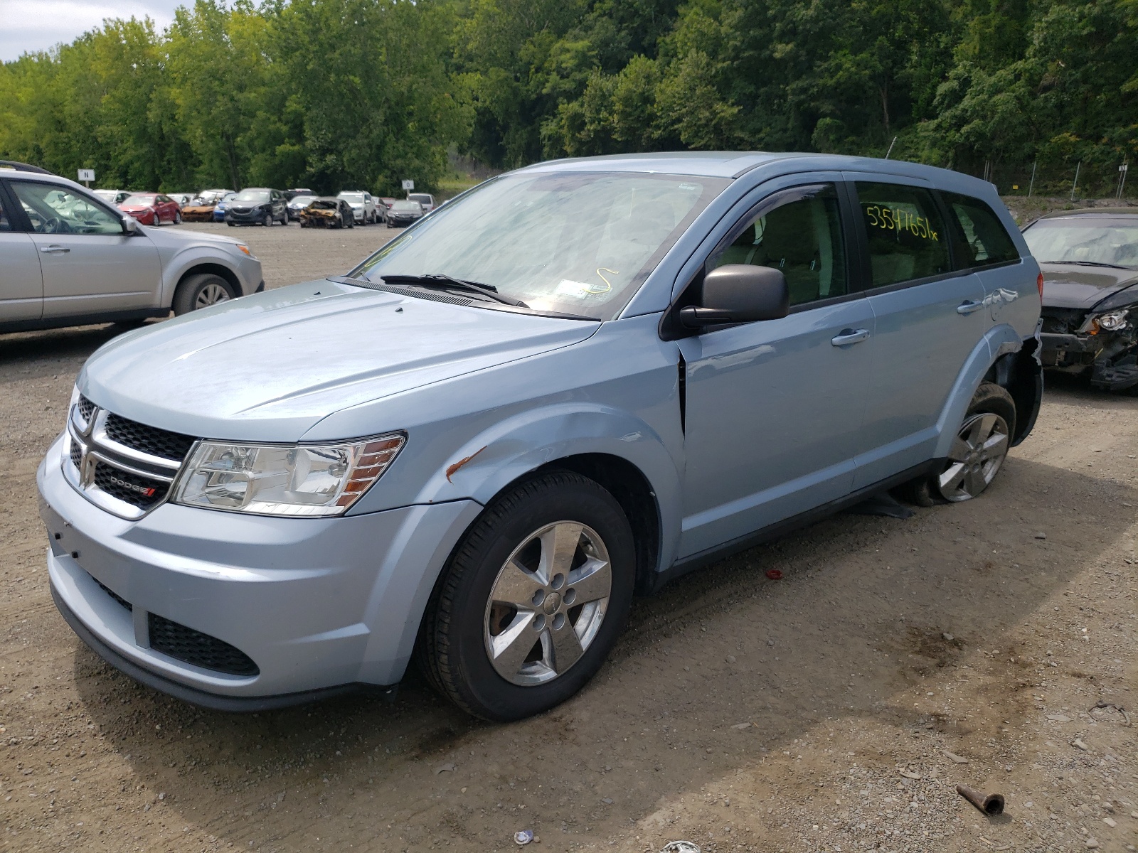 Photo 2 from auction – 2013 DODGE JOURNEY SE with VIN 3C4PDCAB3DT557398