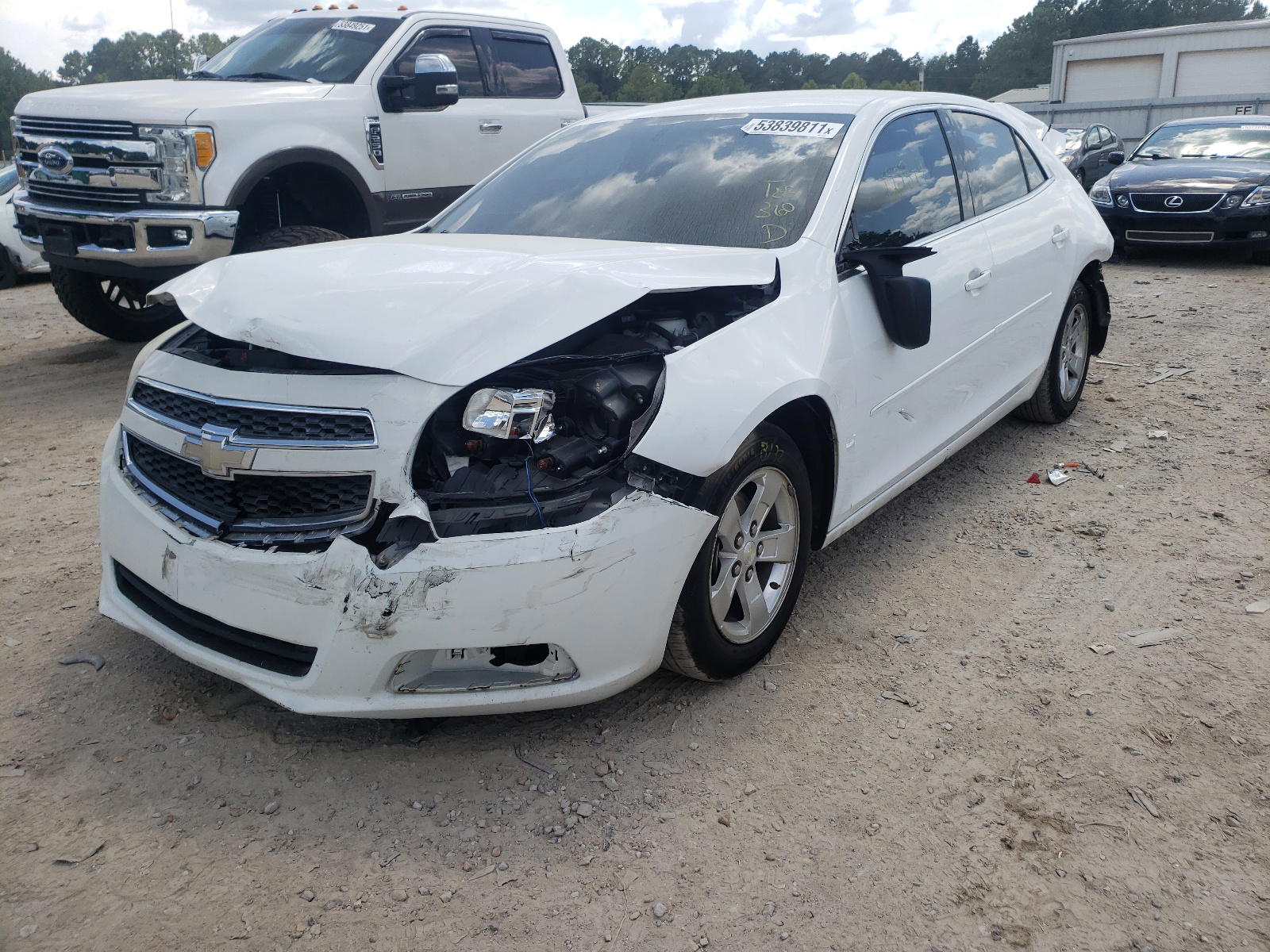 Photo 2 from auction – 2013 CHEVROLET MALIBU LS with VIN 1G11B5SA4DF235286