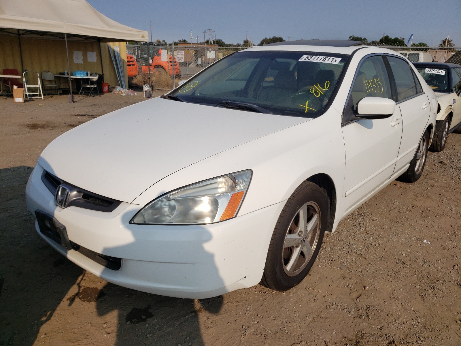 Photo 2 from auction – 2003 HONDA ACCORD EX with VIN JHMCM56663C049070