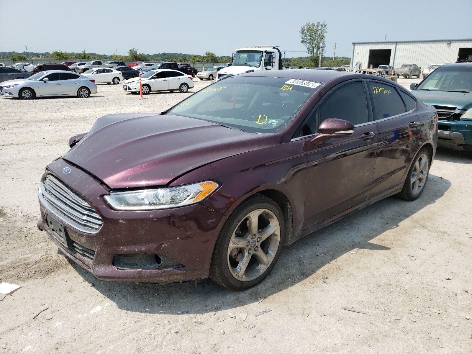 Photo 2 from auction – 2013 FORD FUSION SE with VIN 3FA6P0HR5DR125435