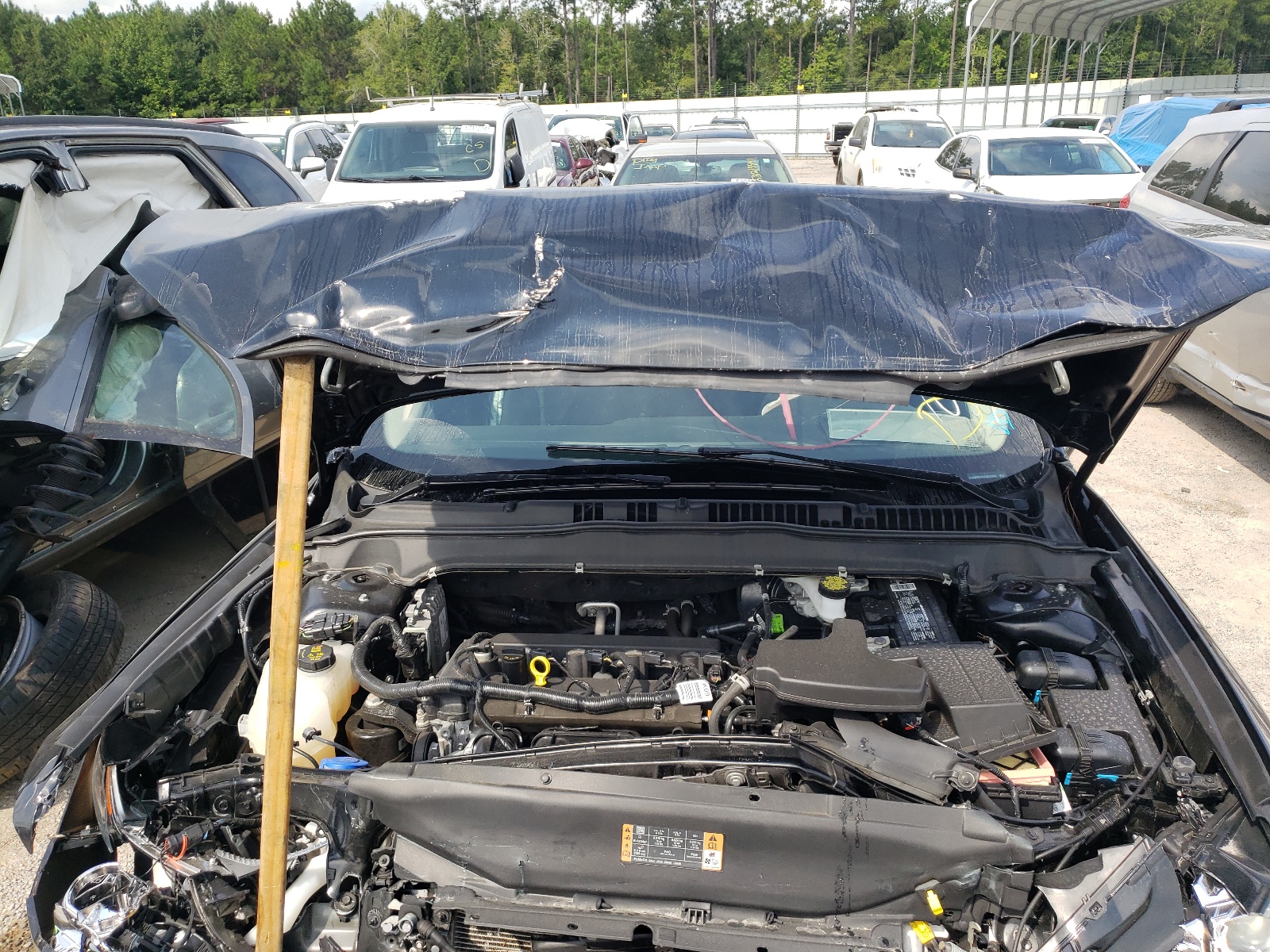 Photo 7 from auction – 2018 FORD FUSION S with VIN 3FA6P0G76JR255249
