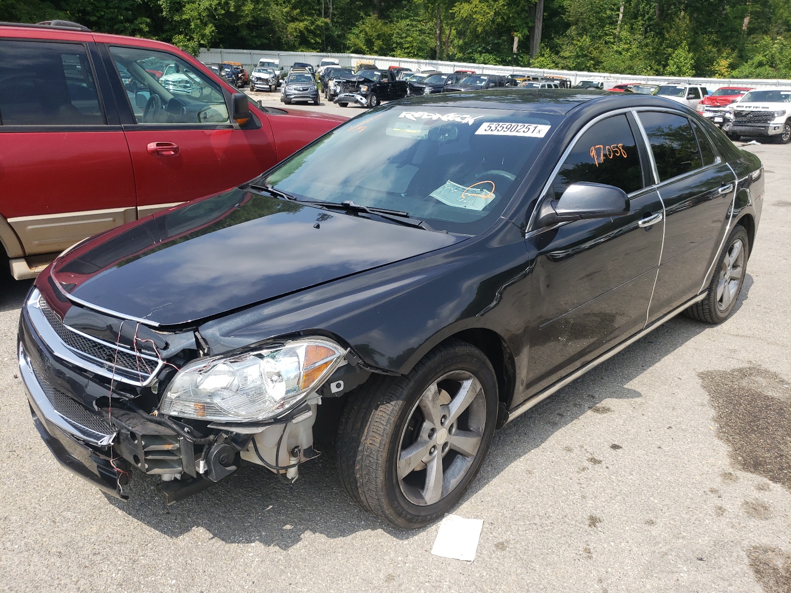 Photo 2 from auction – 2012 CHEVROLET MALIBU 1LT with VIN 1G1ZC5E09CF383712
