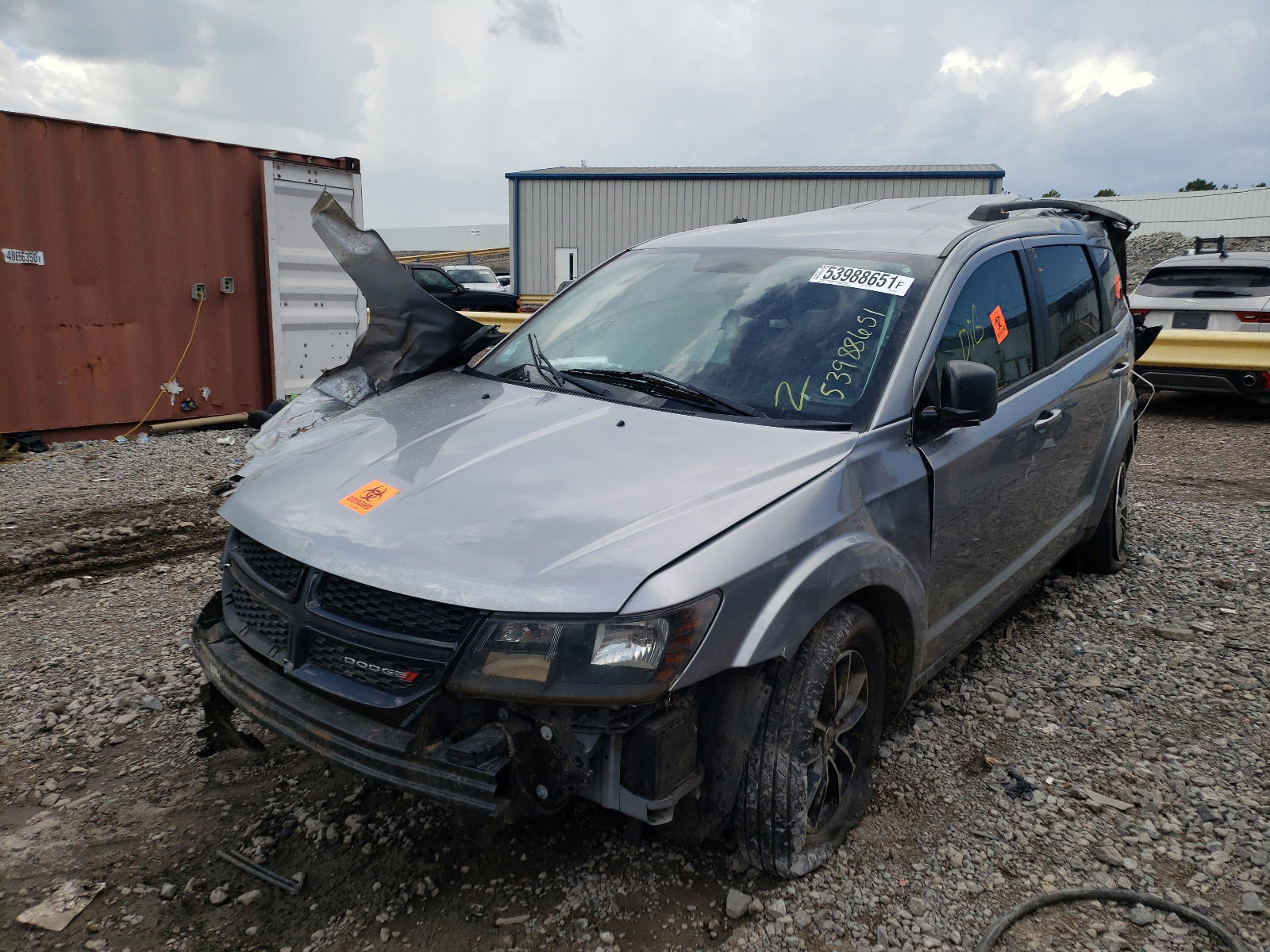 Photo 2 from auction – 2018 DODGE JOURNEY SE with VIN 3C4PDCAB5JT241416