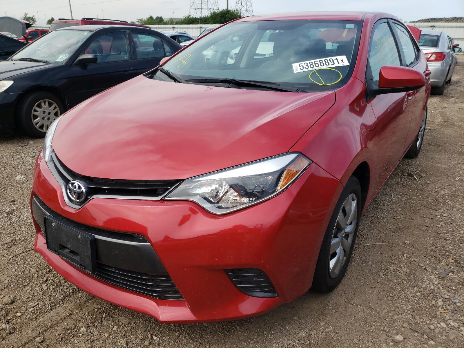 Photo 2 from auction – 2016 TOYOTA COROLLA L with VIN 2T1BURHE2GC620981