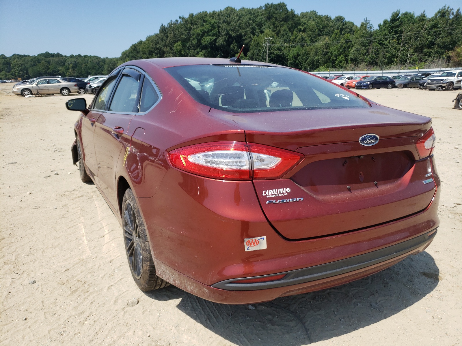 Photo 3 from auction – 2014 FORD FUSION SE with VIN 3FA6P0HD7ER312472