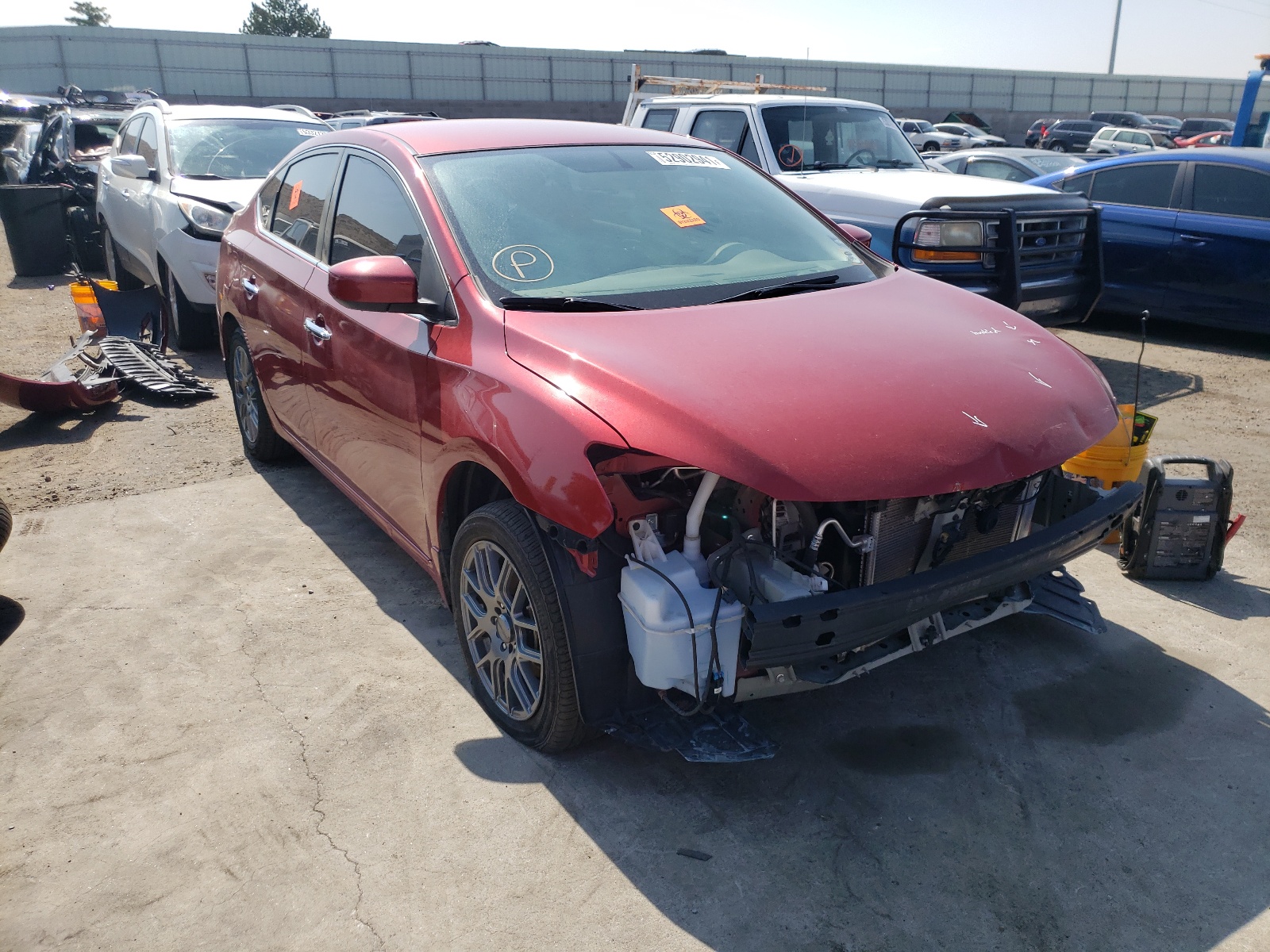 Photo 1 from auction – 2014 NISSAN SENTRA S with VIN 3N1AB7AP6EY305764