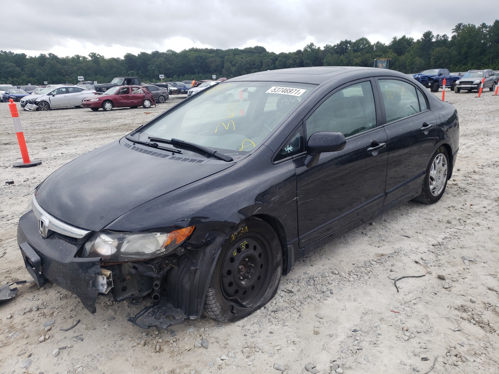 Photo 2 from auction – 2007 HONDA CIVIC EX with VIN 1HGFA16847L137866