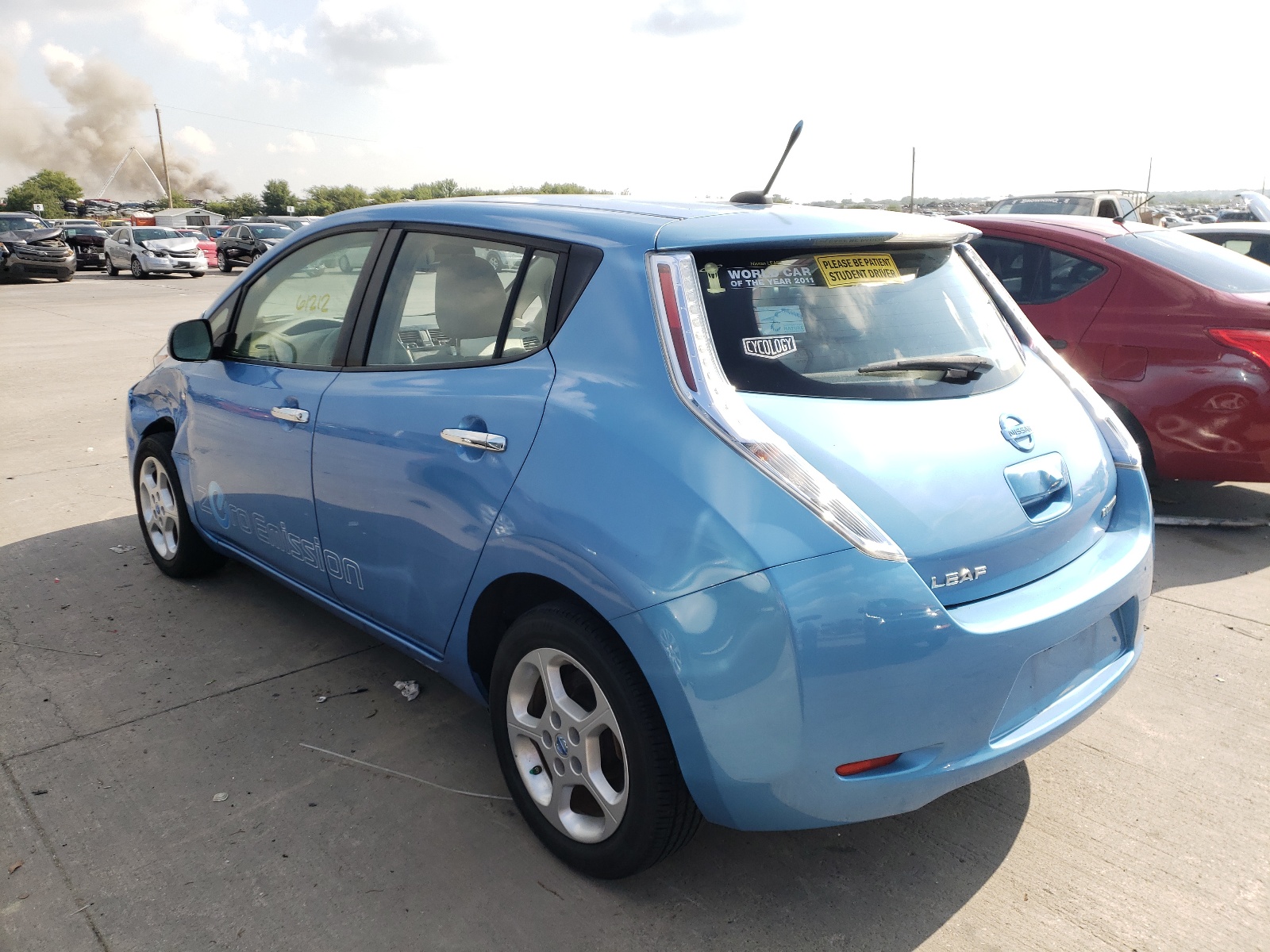 Photo 3 from auction – 2012 NISSAN LEAF SV with VIN JN1AZ0CP3CT024978