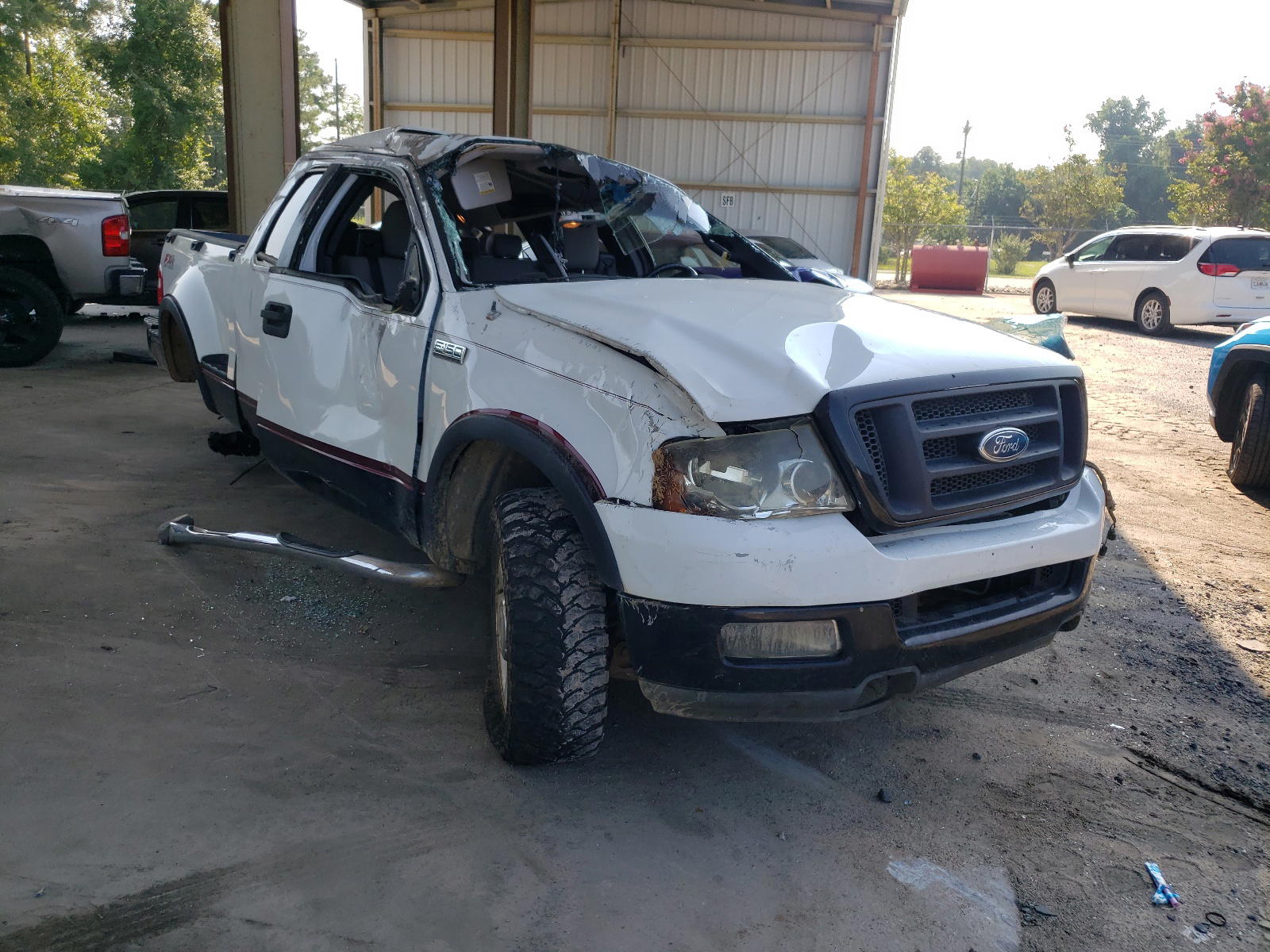 FORD F150 2005 with VIN 1FTPX04535KB99654 - Photo from auction
