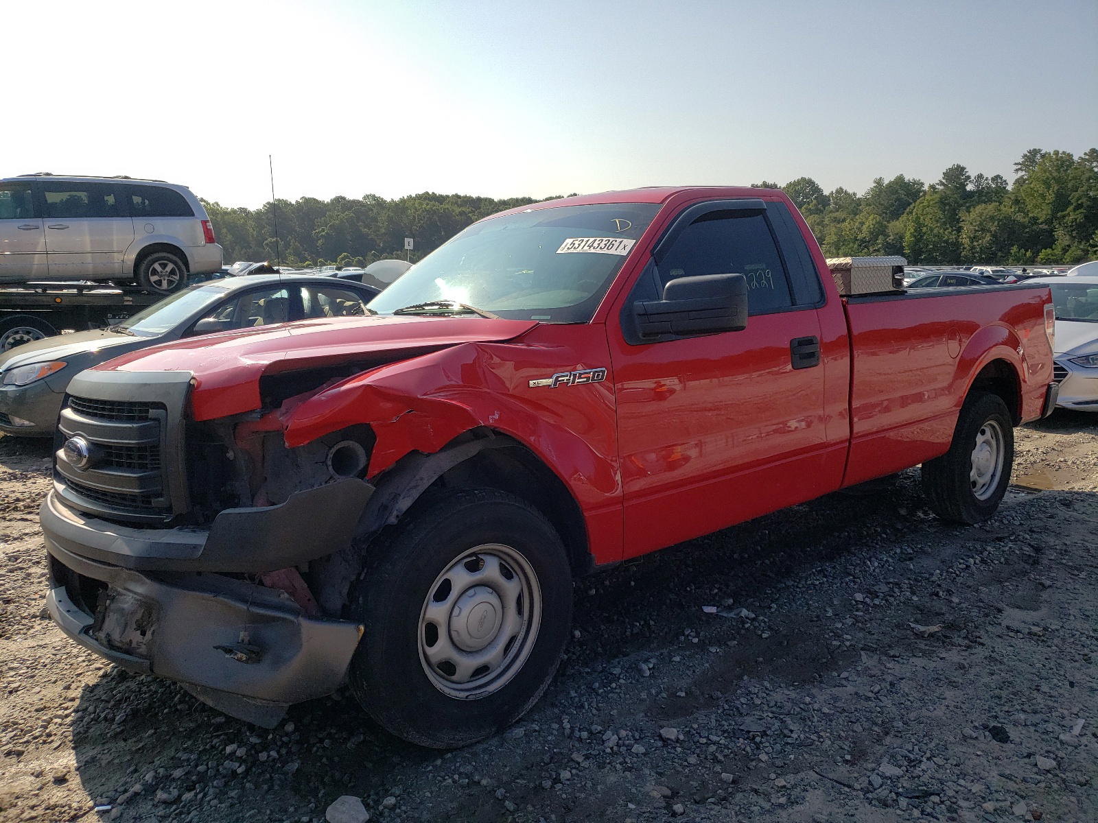 Photo 2 from auction – 2013 FORD F150 with VIN 1FTNF1CF1DKF27047