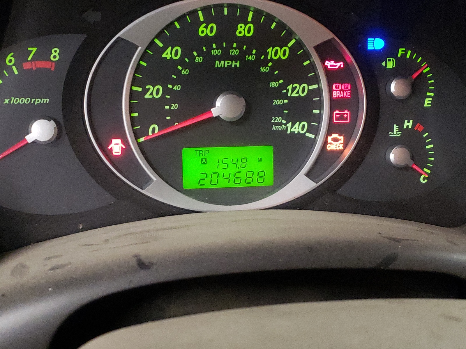 Photo 8 from auction – 2007 HYUNDAI TUCSON GLS with VIN KM8JM72B47U566693