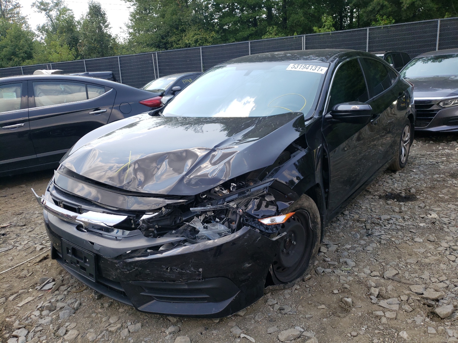 Photo 2 from auction – 2018 HONDA CIVIC LX with VIN 2HGFC2F56JH505507