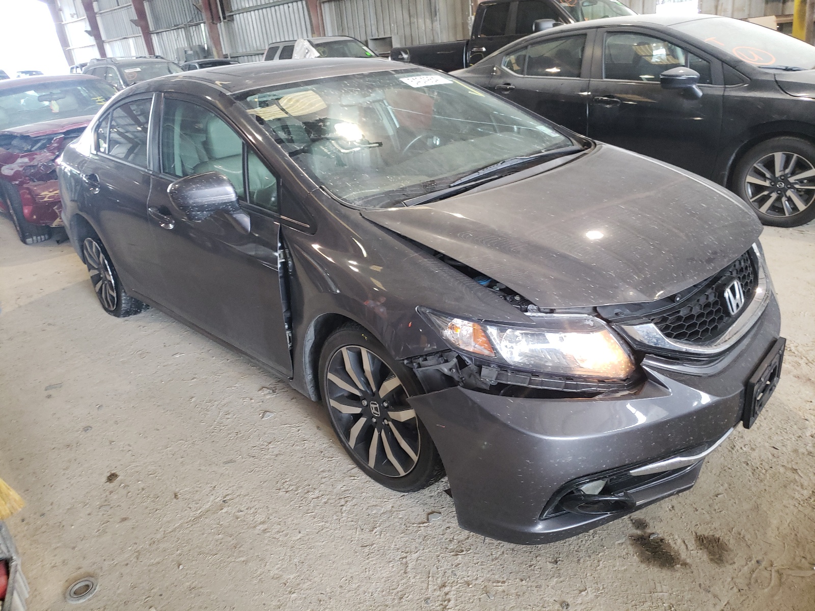 HONDA CIVIC EXL 2015 with VIN 2HGFB2F98FH504999 - Photo from auction
