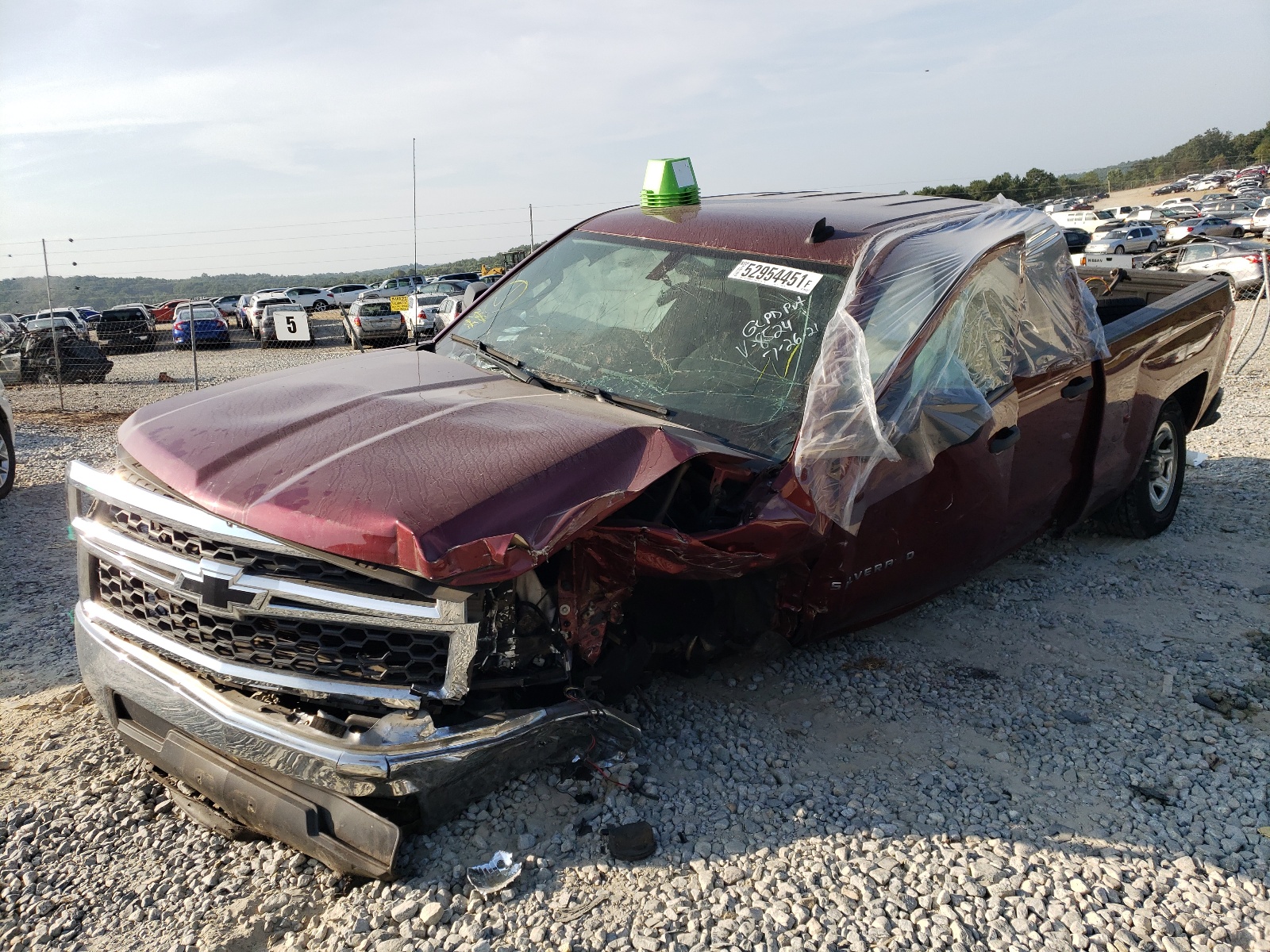 Photo 2 from auction – 2014 CHEVROLET SILVERADO with VIN 1GCRCPEH5EZ328524