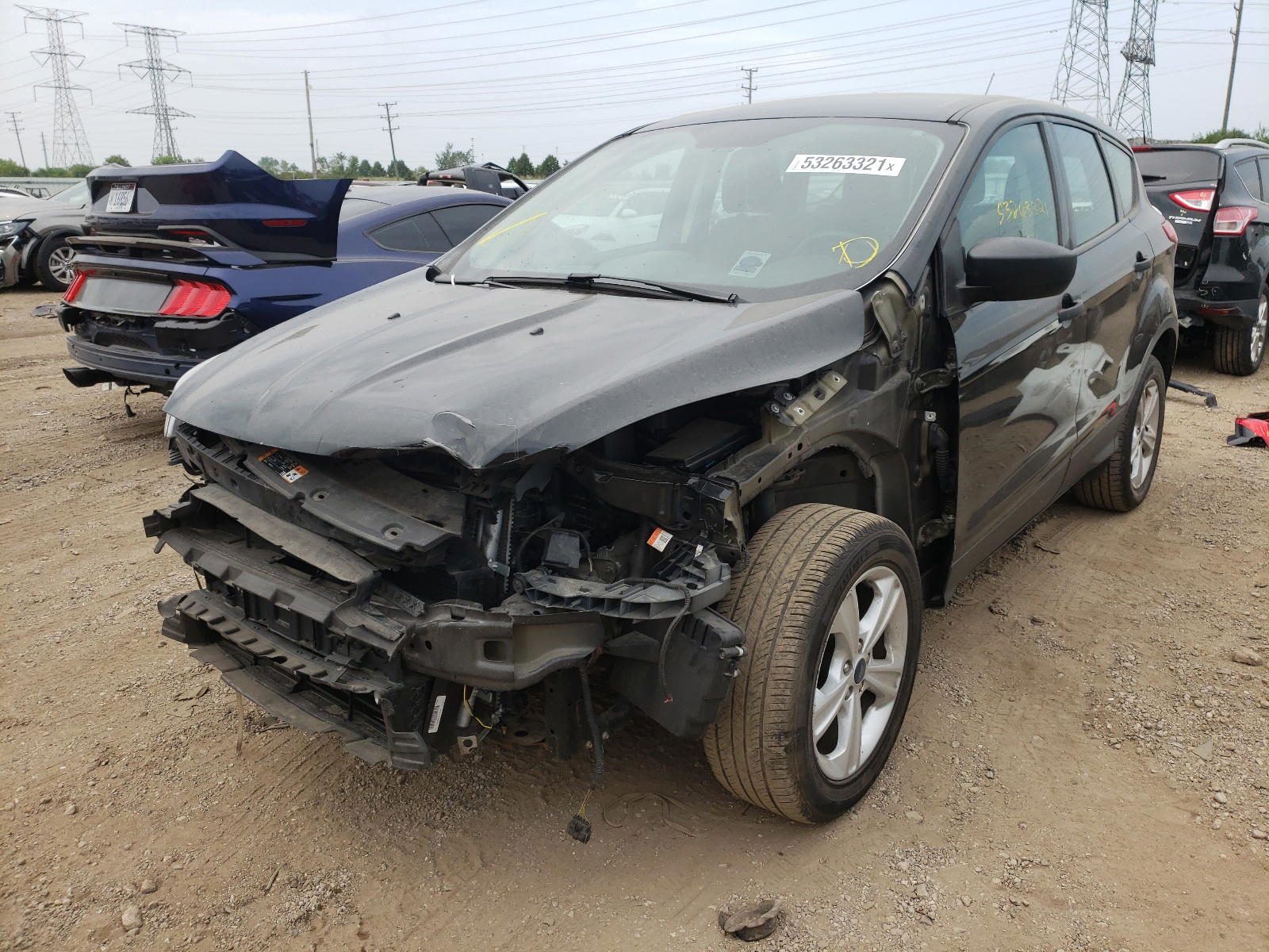 Photo 2 from auction – 2016 FORD ESCAPE S with VIN 1FMCU0F75GUC74816