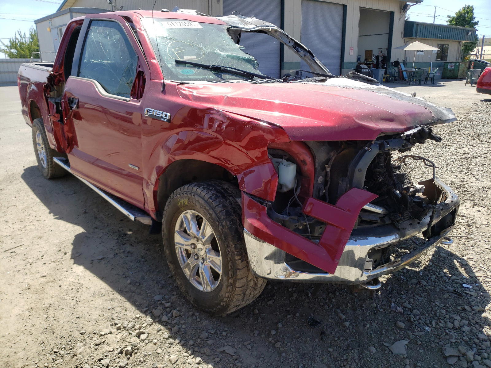 FORD F150 SUPER 2017 with VIN 1FTEW1EP3HFA87109 - Photo from auction