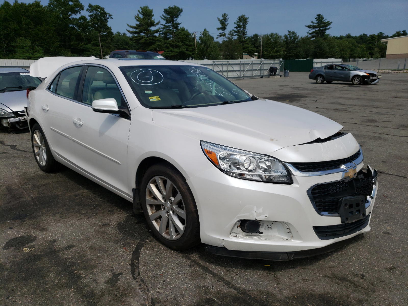 CHEVROLET MALIBU 2LT 2015 with VIN 1G11D5SLXFF233654 - Photo from auction