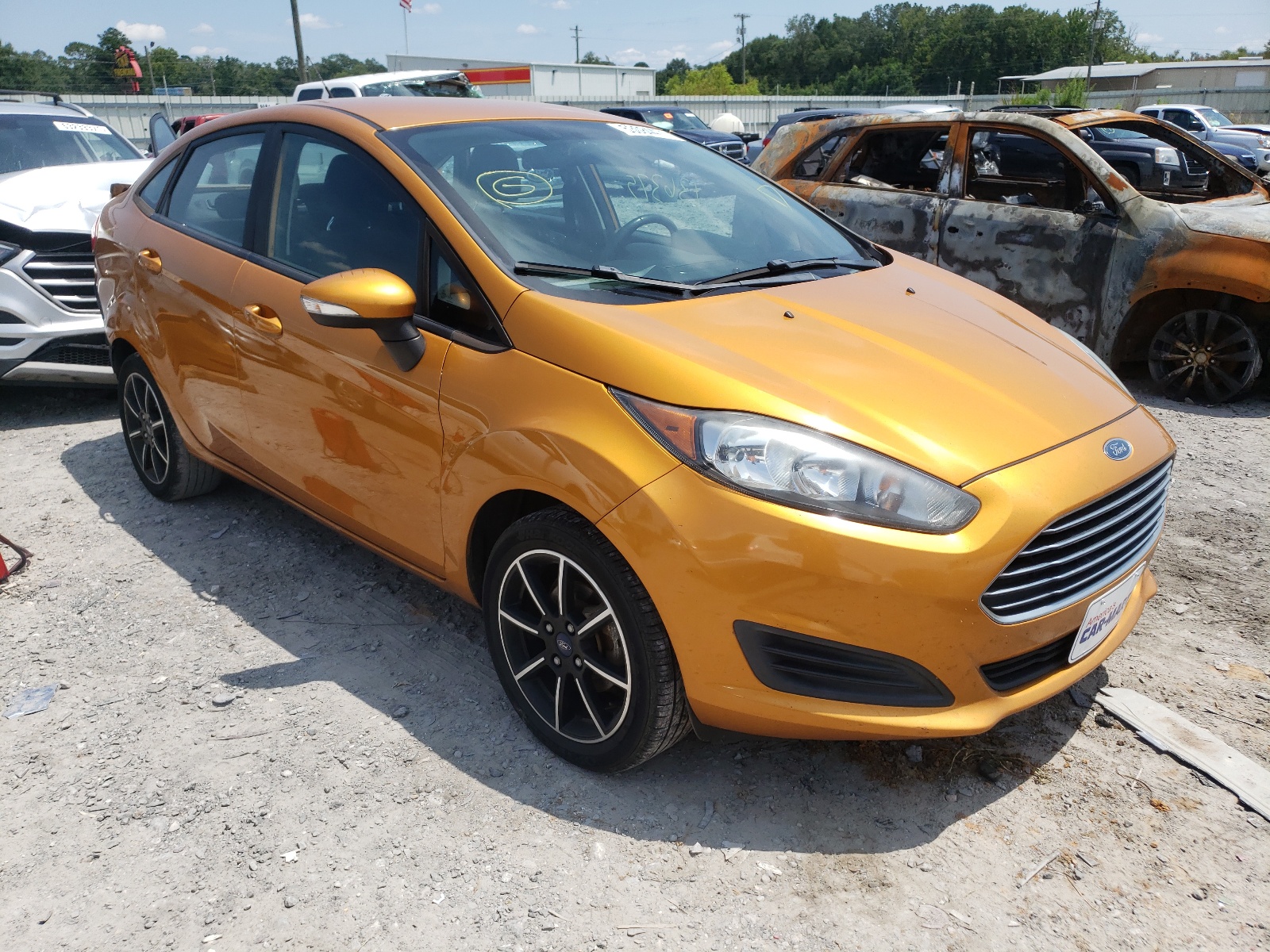 FORD FIESTA SE 2016 with VIN 3FADP4BJ2GM173350 - Photo from auction