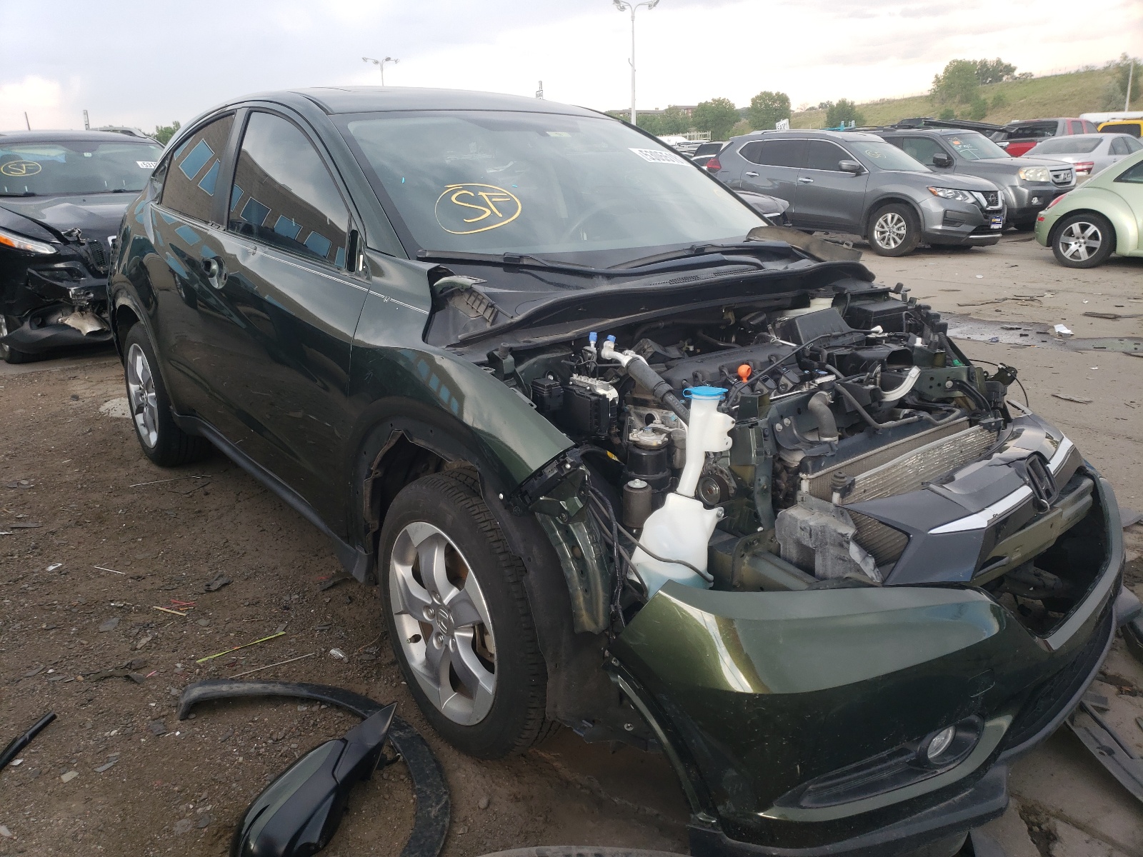 HONDA HR-V EX 2016 with VIN 3CZRU5G59GM749343 - Photo from auction