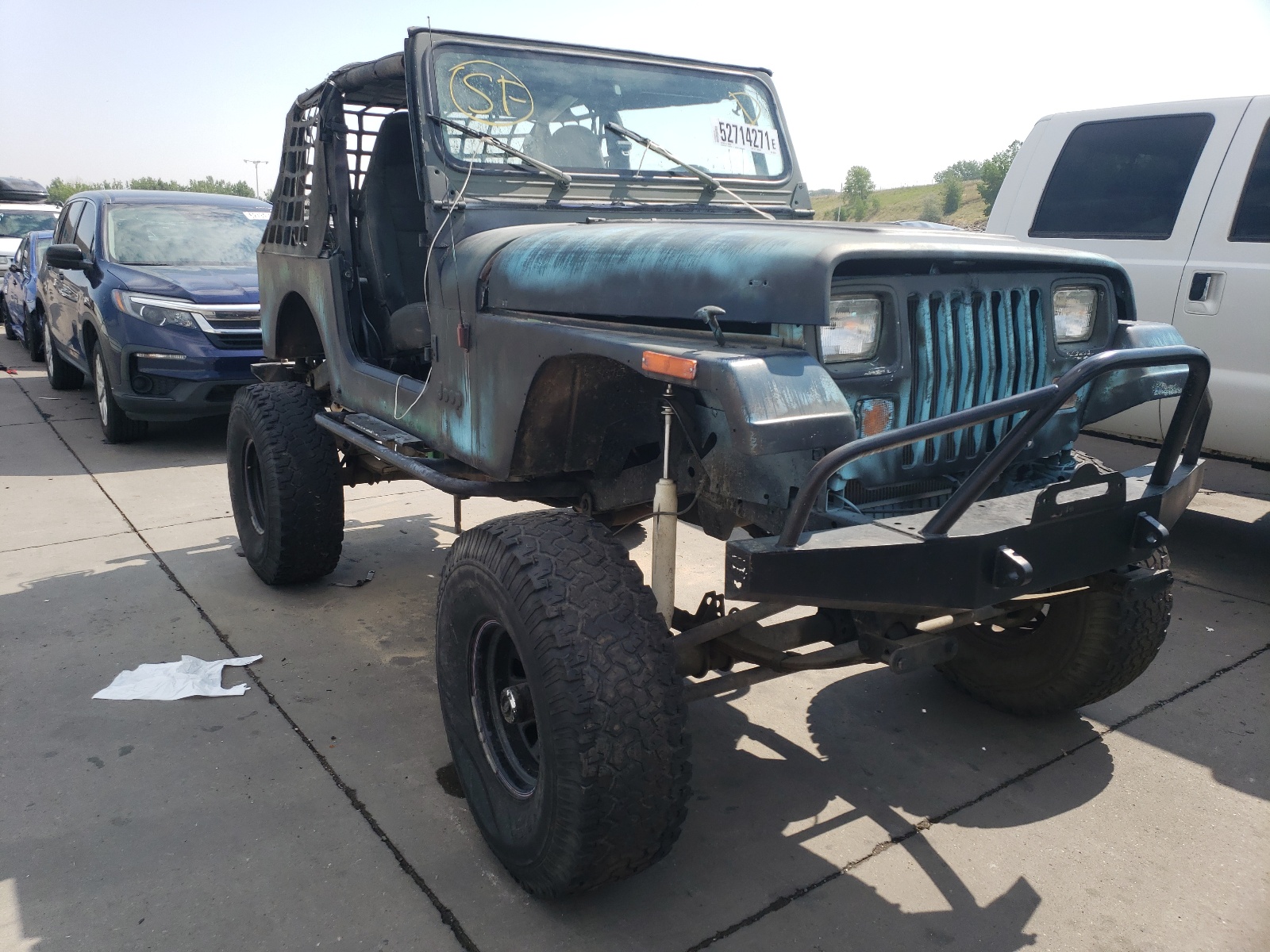 JEEP WRANGLER / 1992 with VIN 2J4FY29S5NJ562078 - Photo from auction
