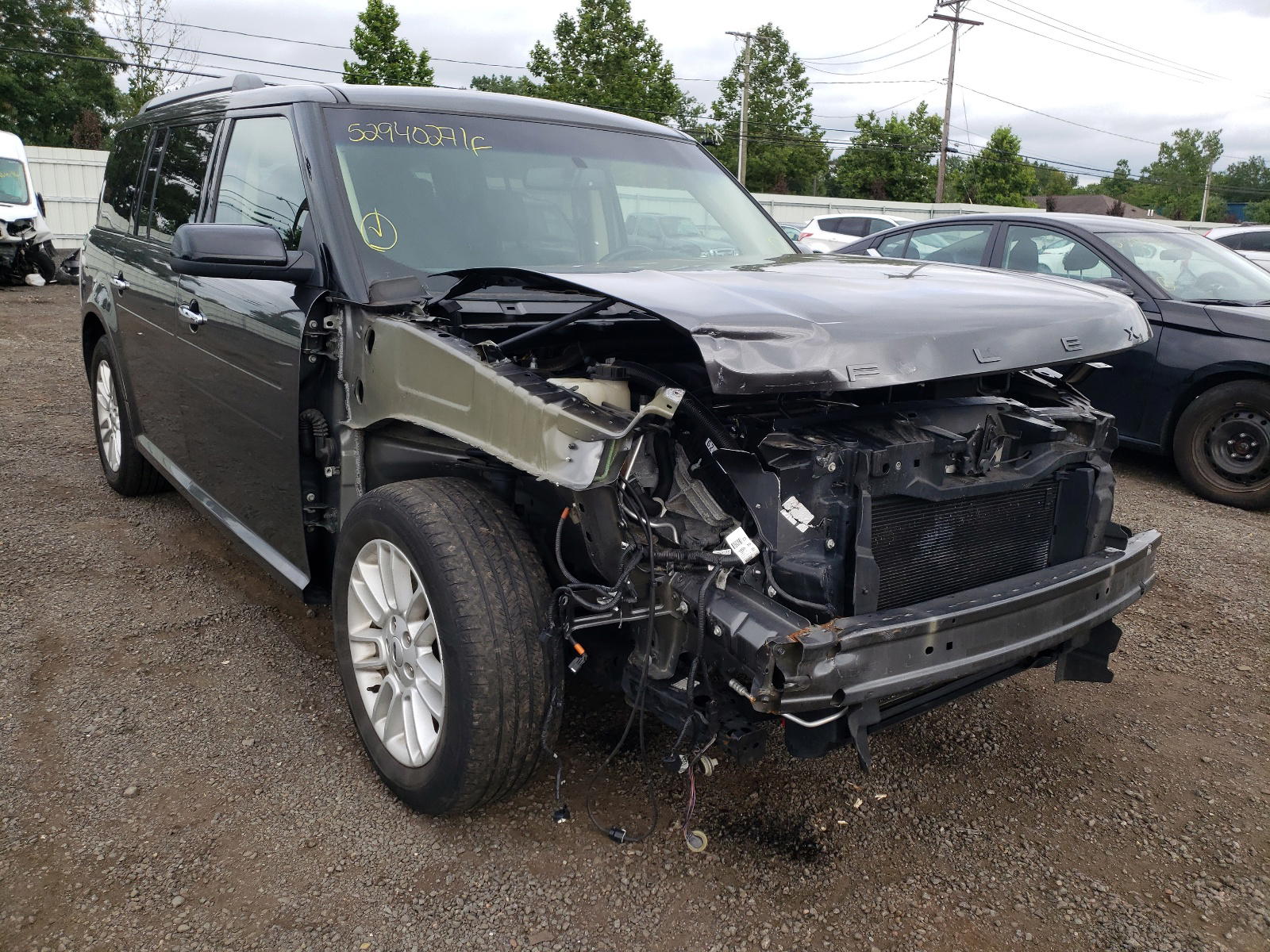 FORD FLEX SEL 2018 with VIN 2FMHK6C84JBA19177 - Photo from auction