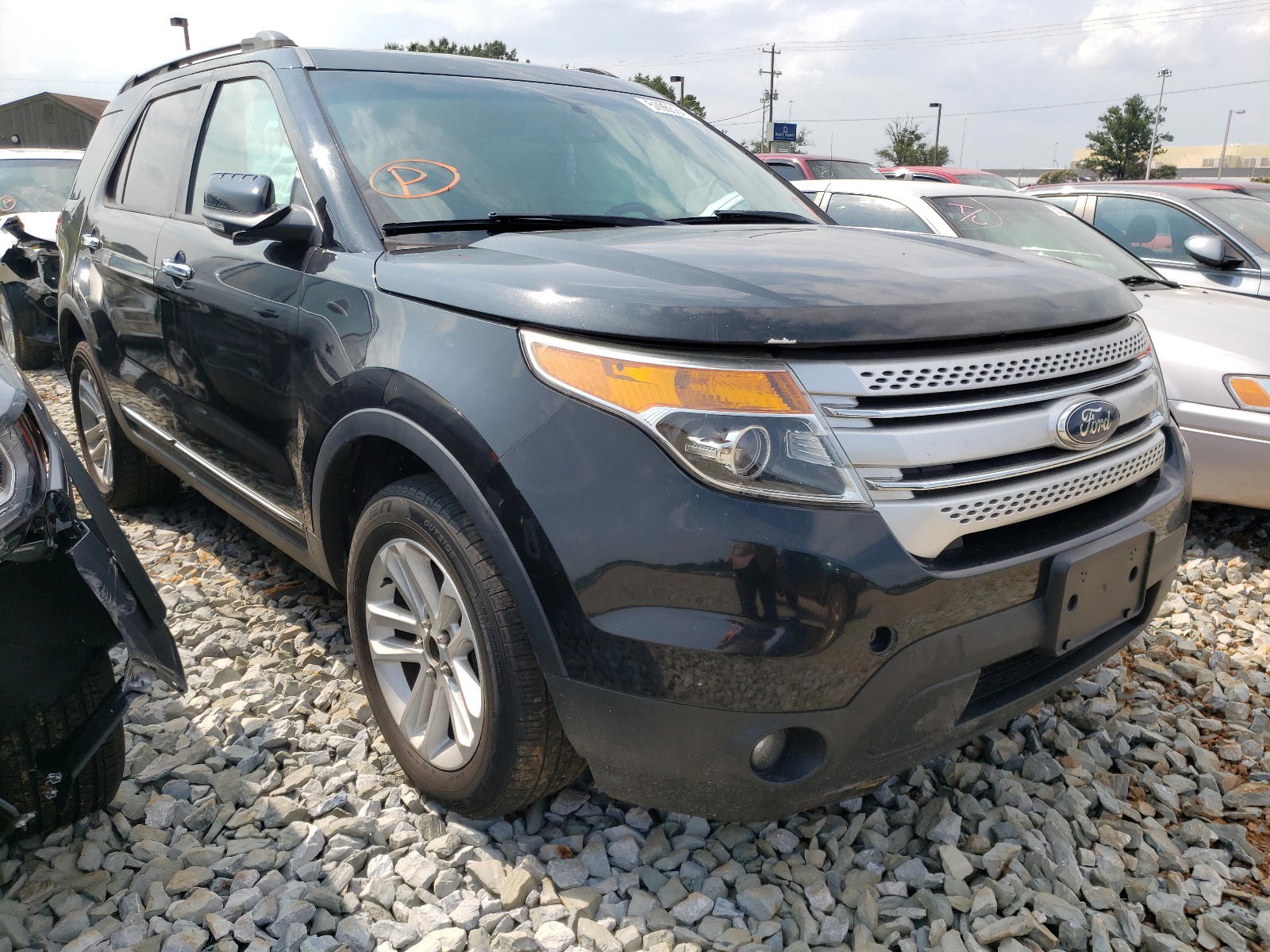 FORD EXPLORER X 2014 with VIN 1FM5K8D87EGA17371 - Photo from auction
